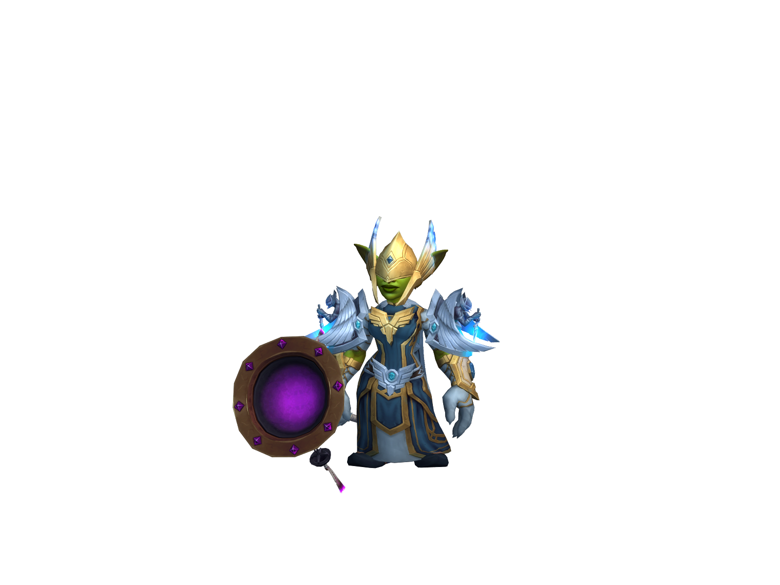 Veelka 3D character render