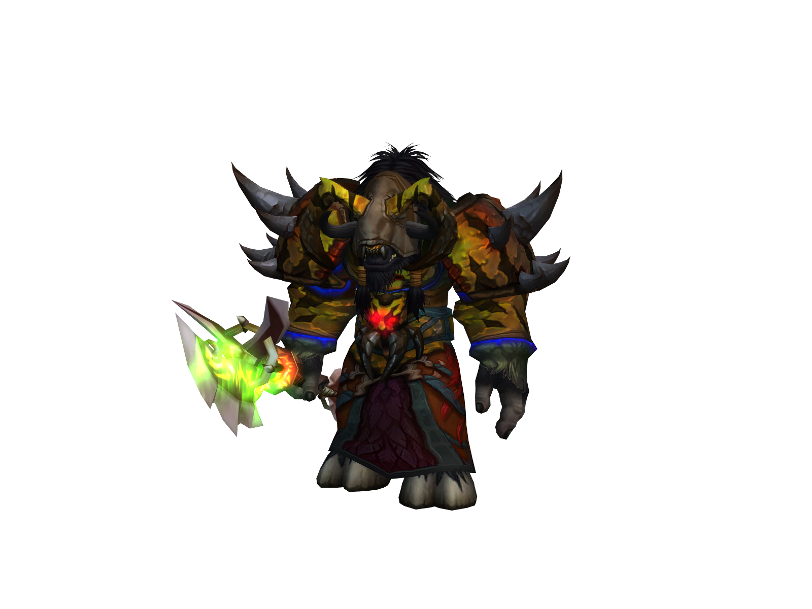 Dazeroth 3D character render