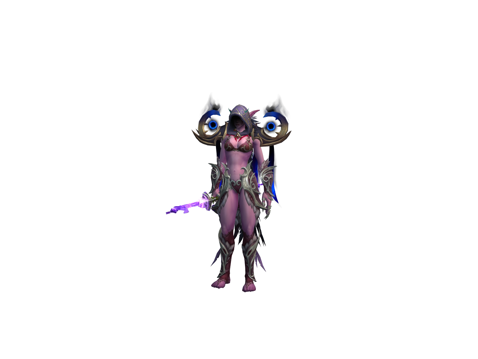 Lizznight 3D character render
