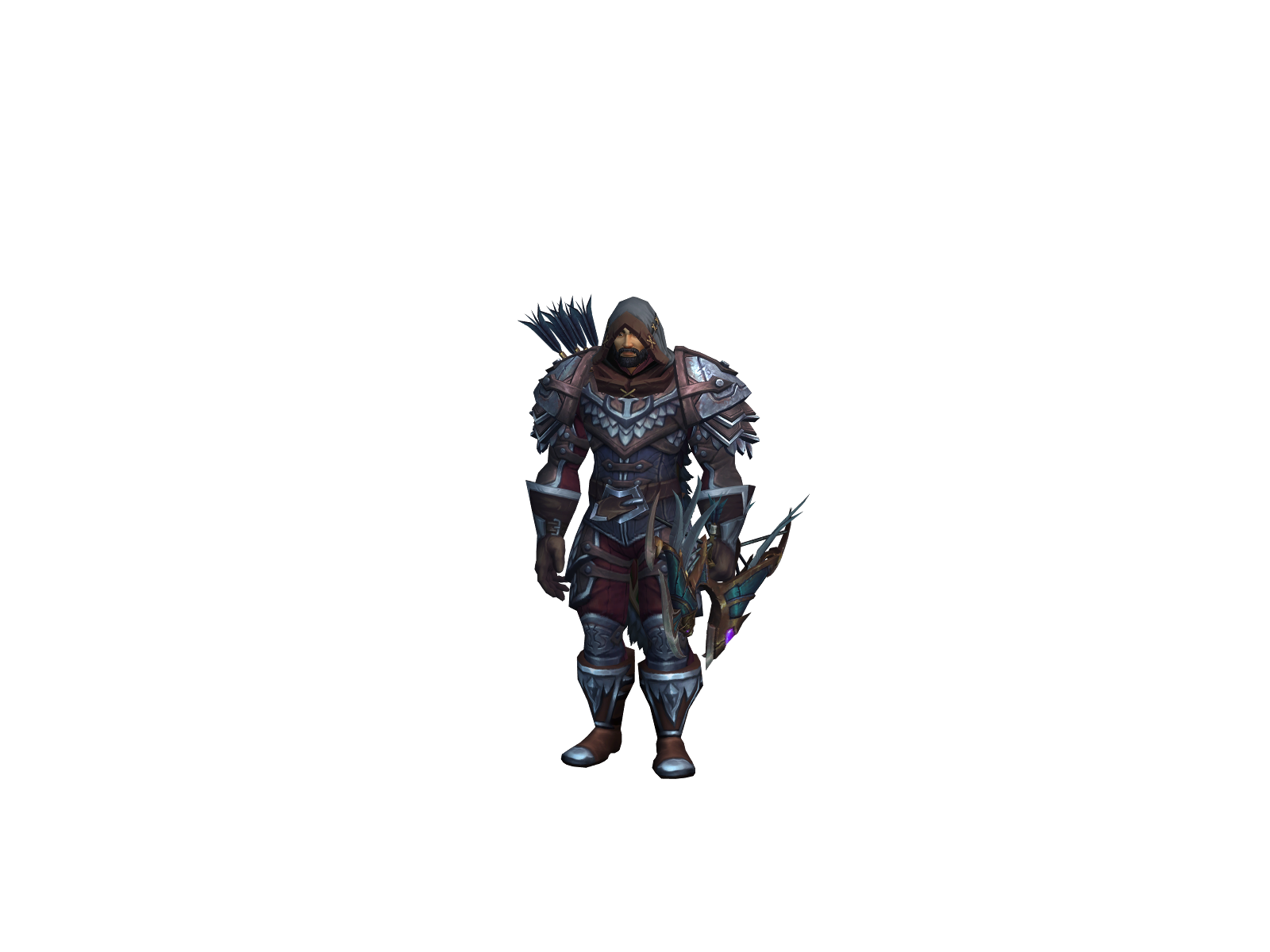 Ulrif 3D character render
