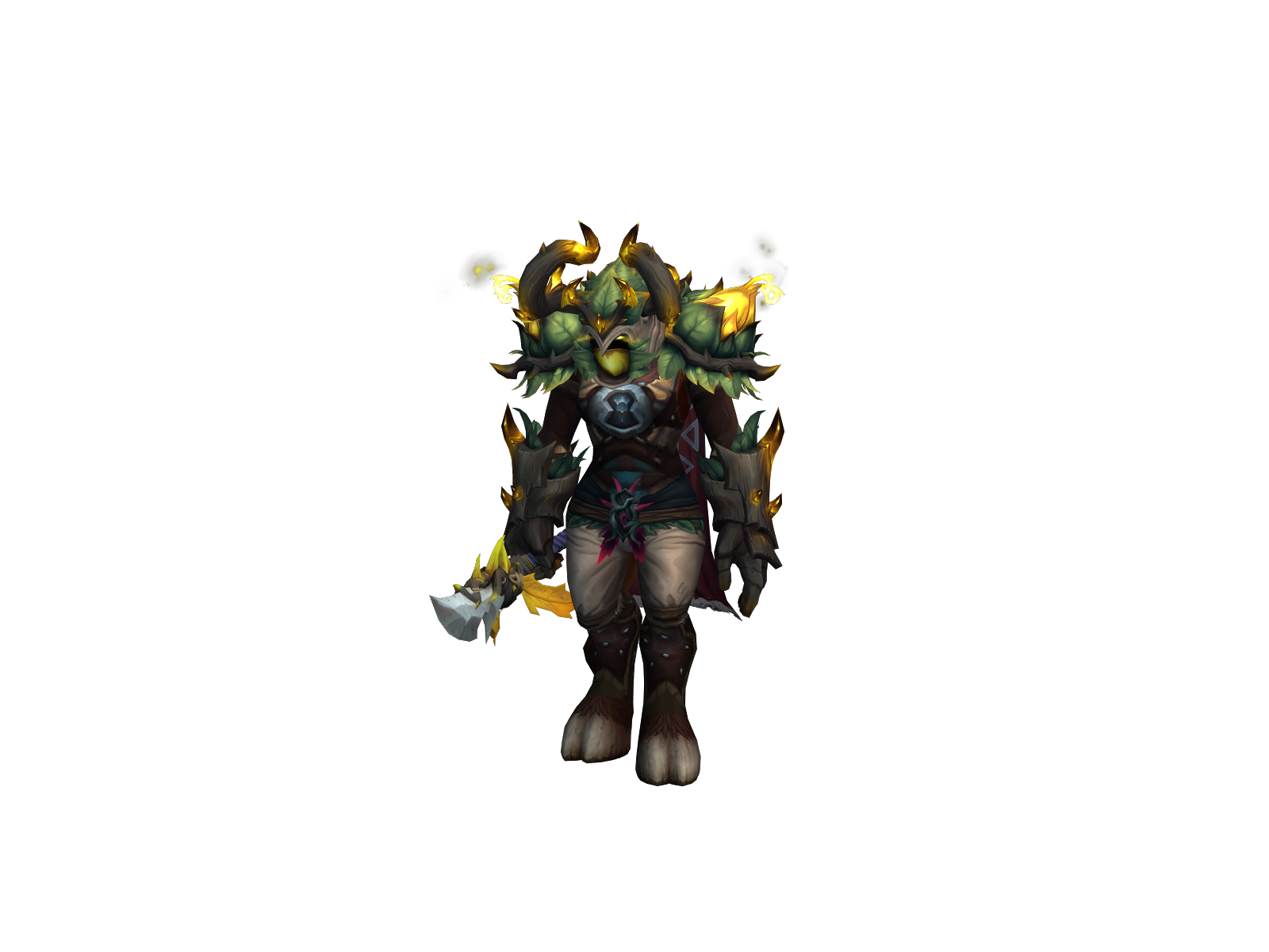 Bearmäntle 3D character render