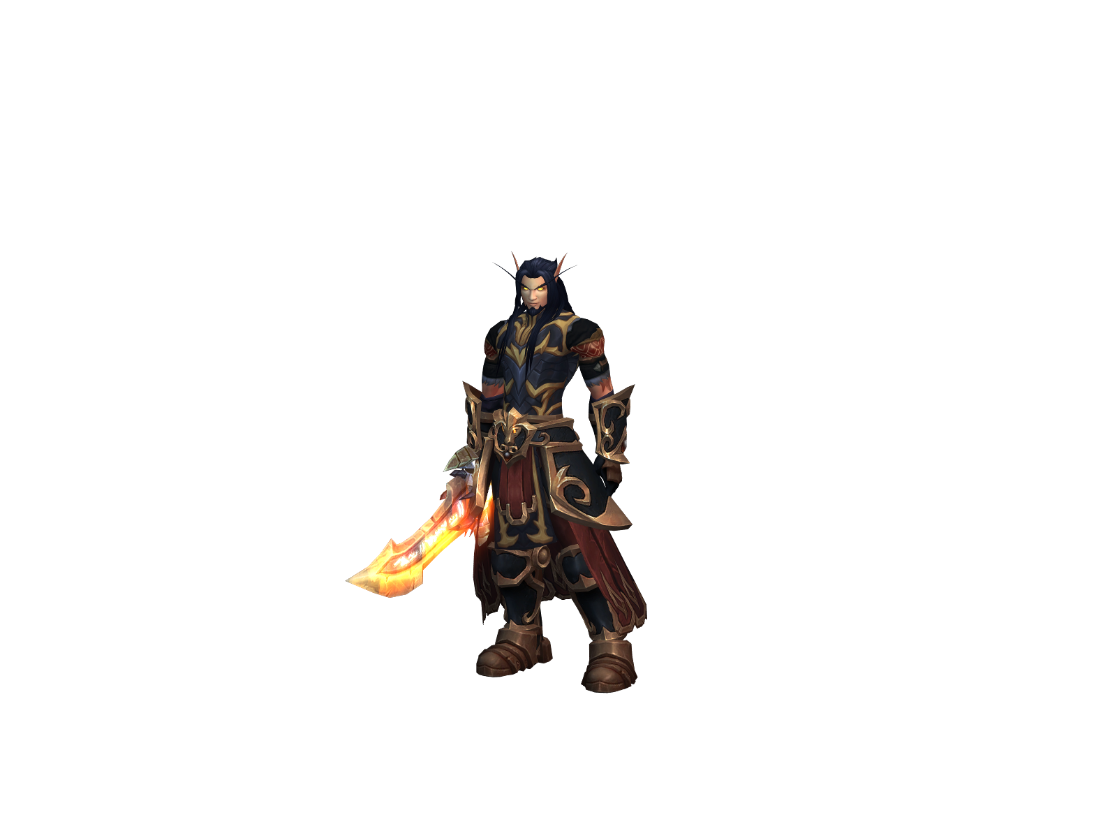 Theldart 3D character render