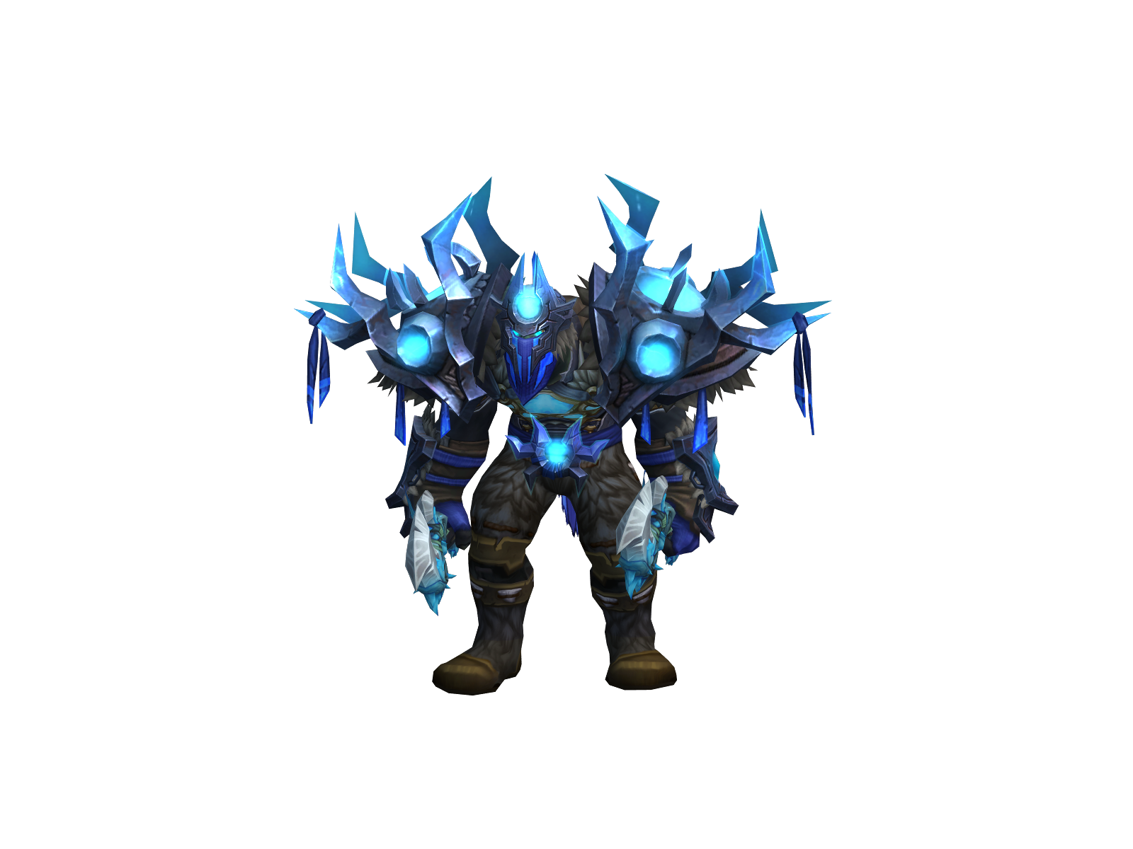 Blurs 3D character render