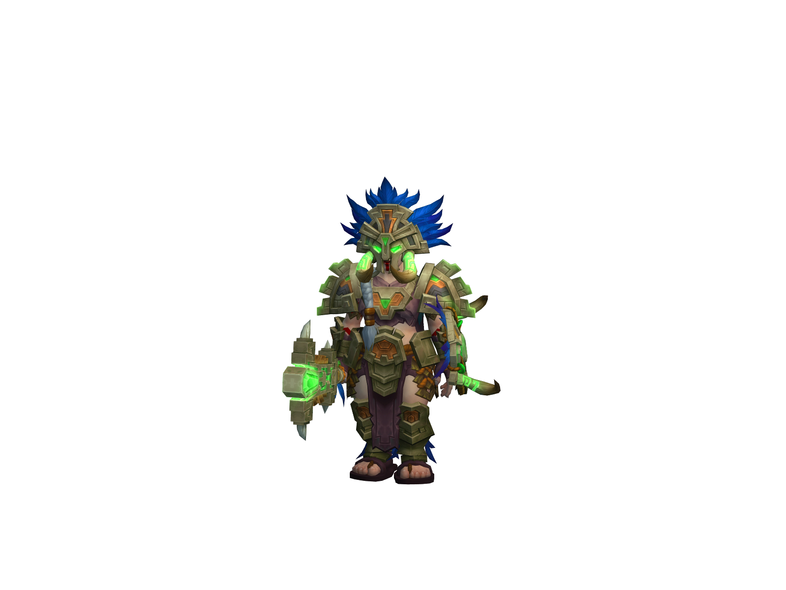 Natur 3D character render