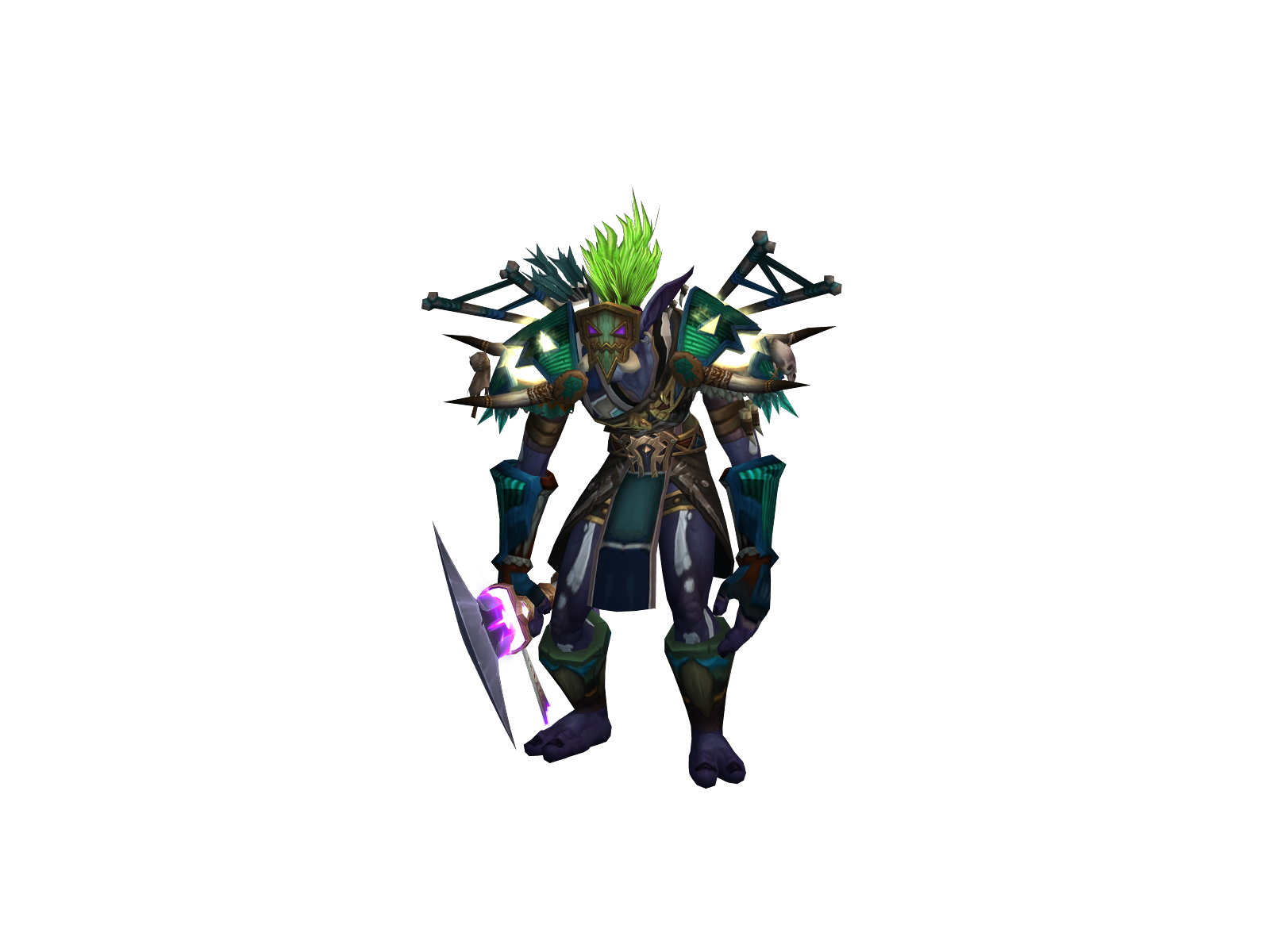 Halakzul 3D character render