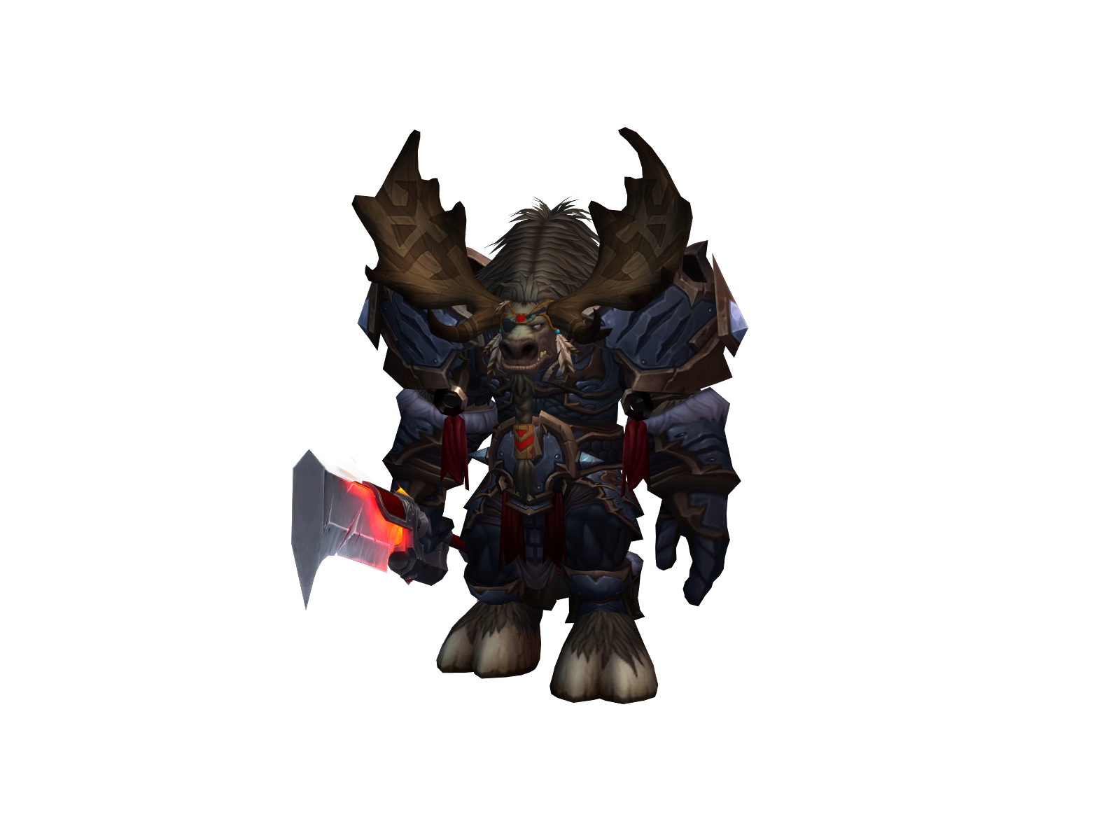 Taurkam 3D character render