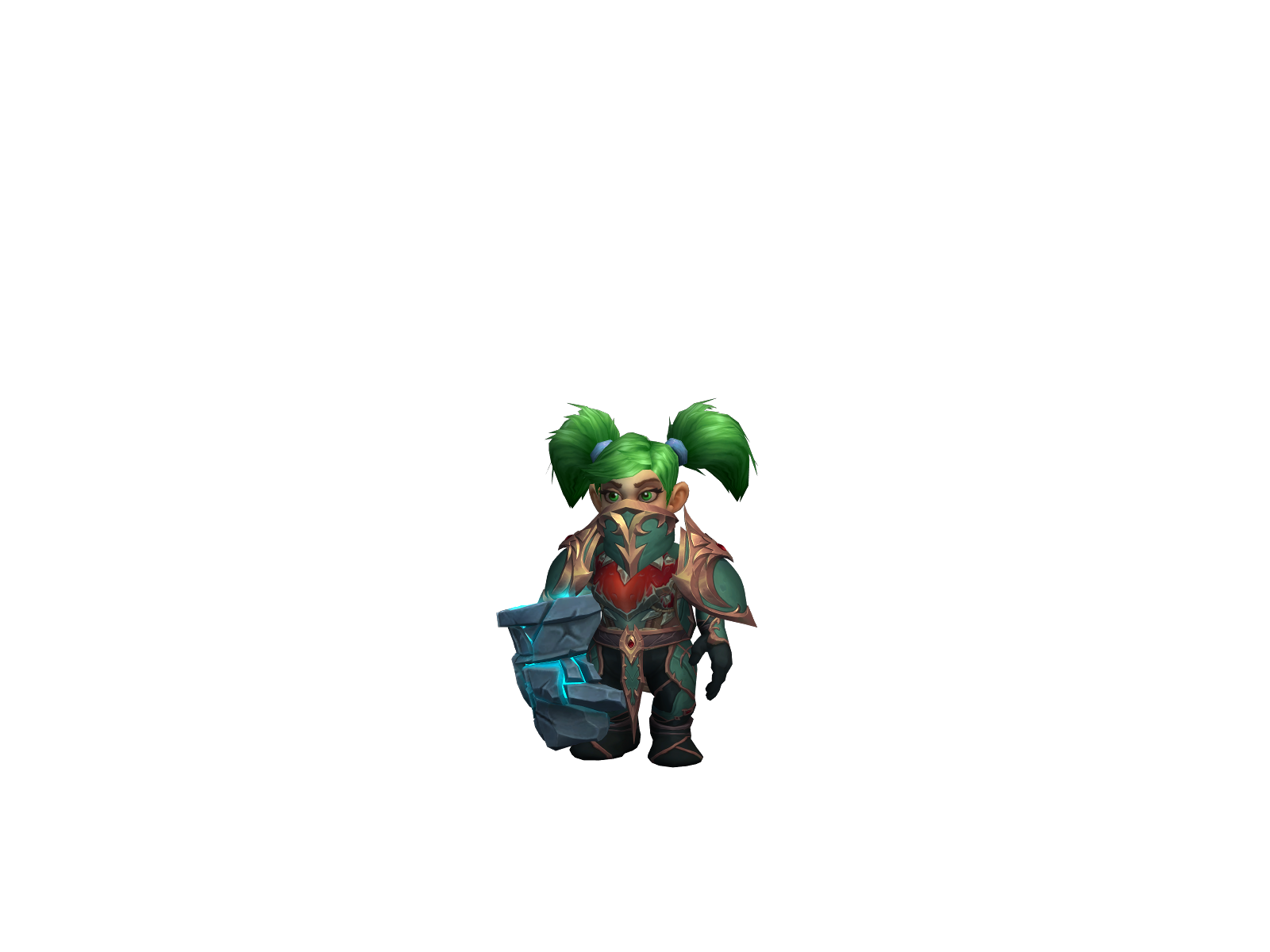 Énryü 3D character render
