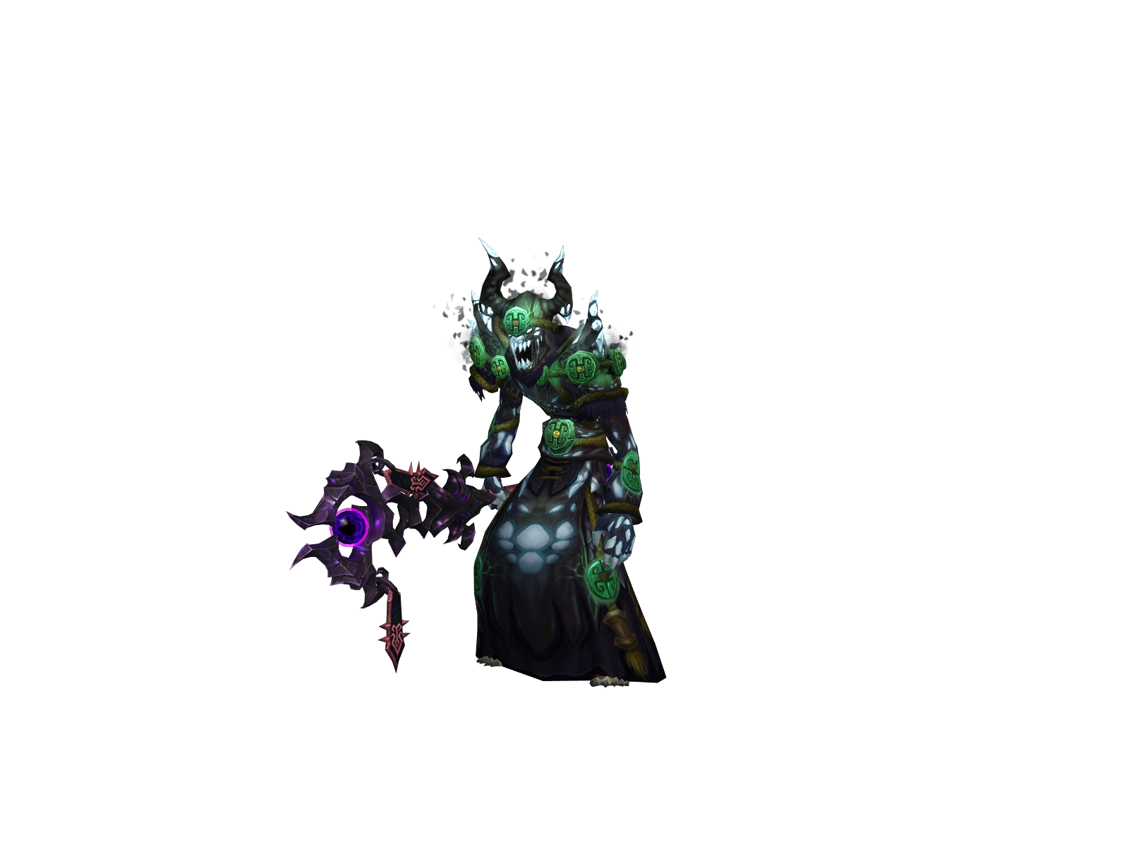 Demonicstorm 3D character render