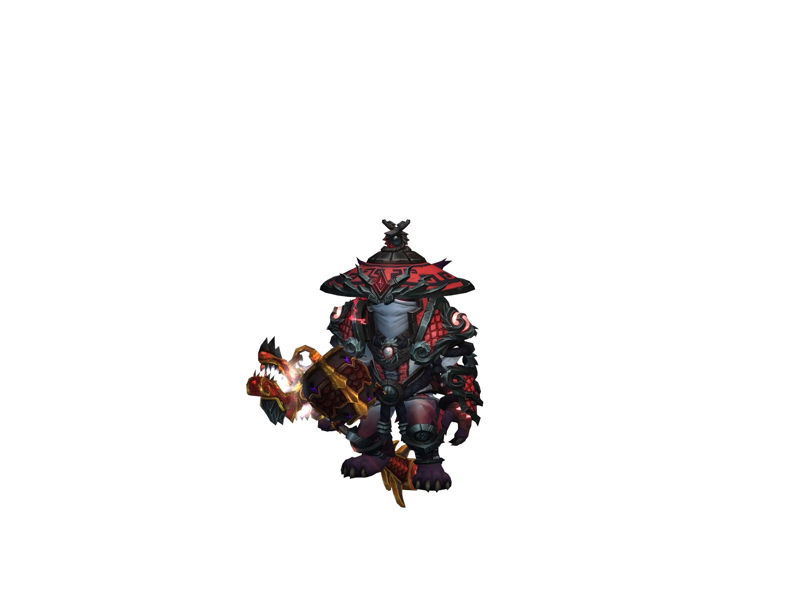 Queloques 3D character render