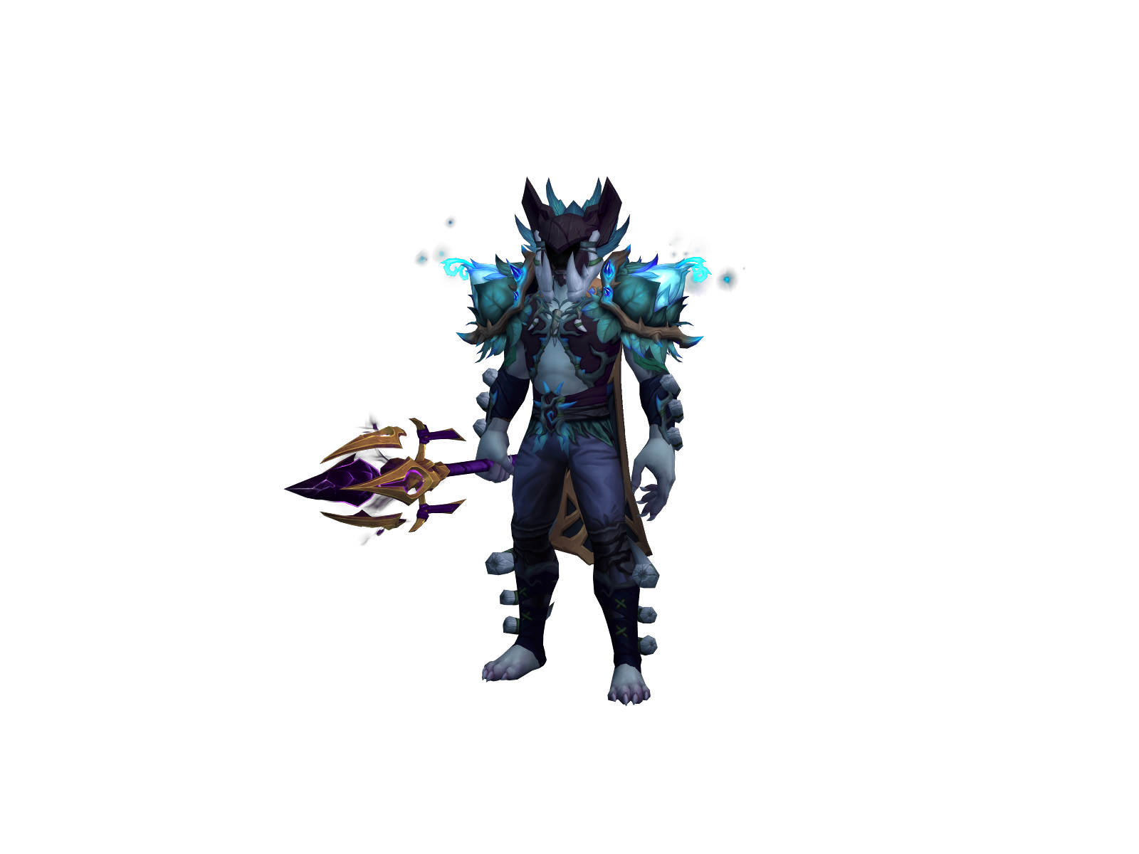 Piruclaw 3D character render