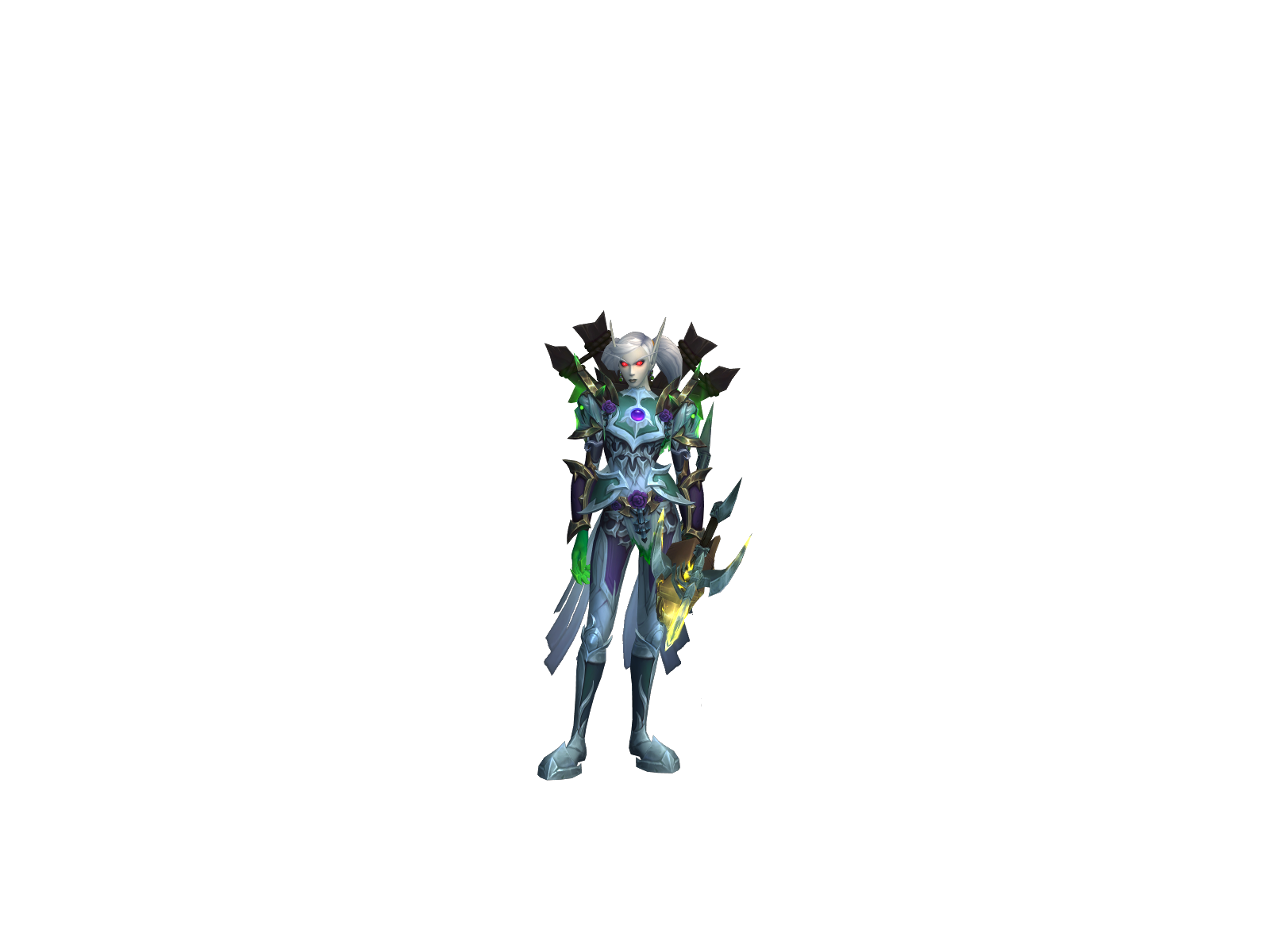 Poixita 3D character render