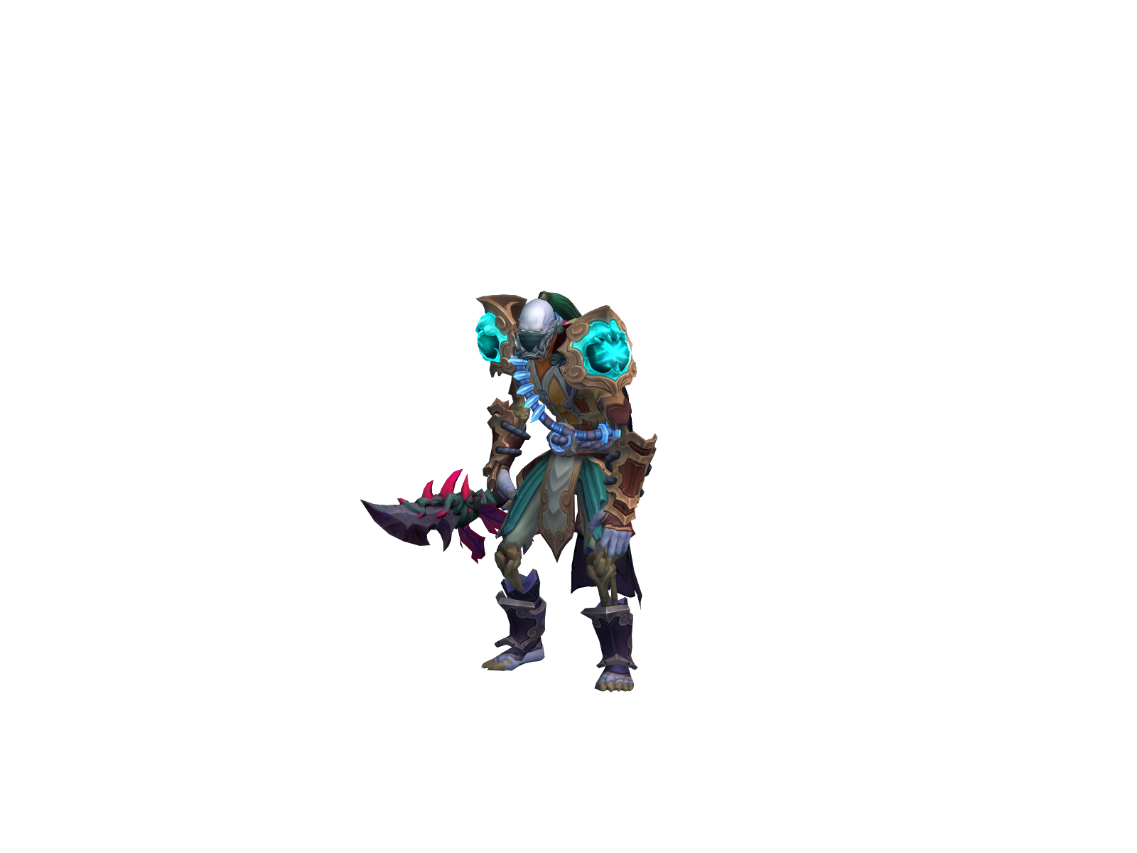 Darkimonk 3D character render