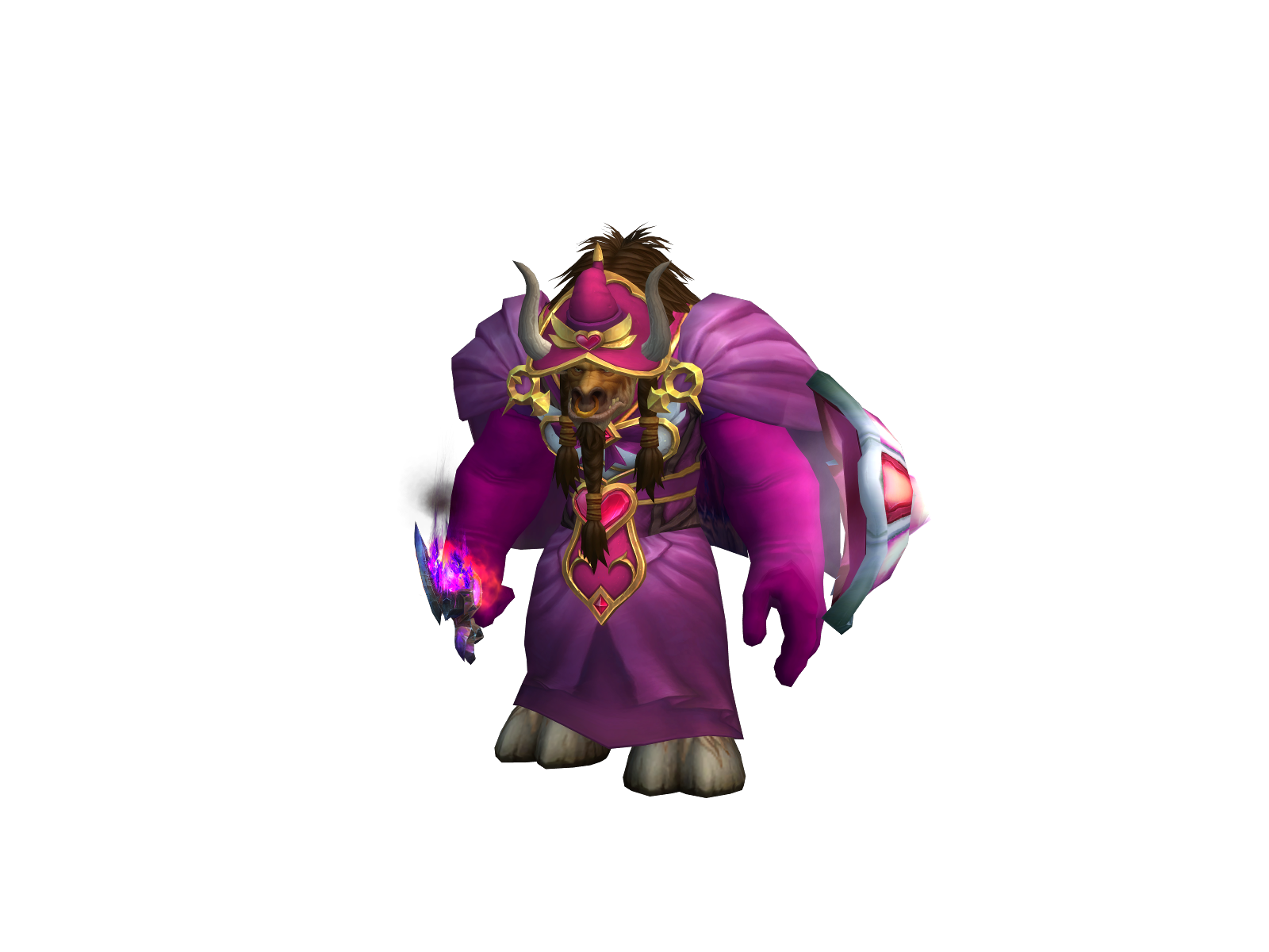 Corneador 3D character render