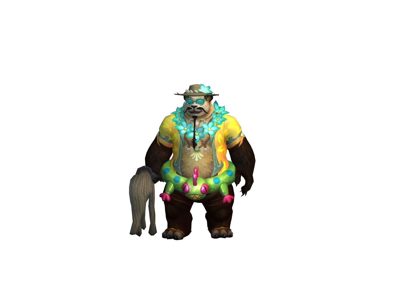 Poined 3D character render