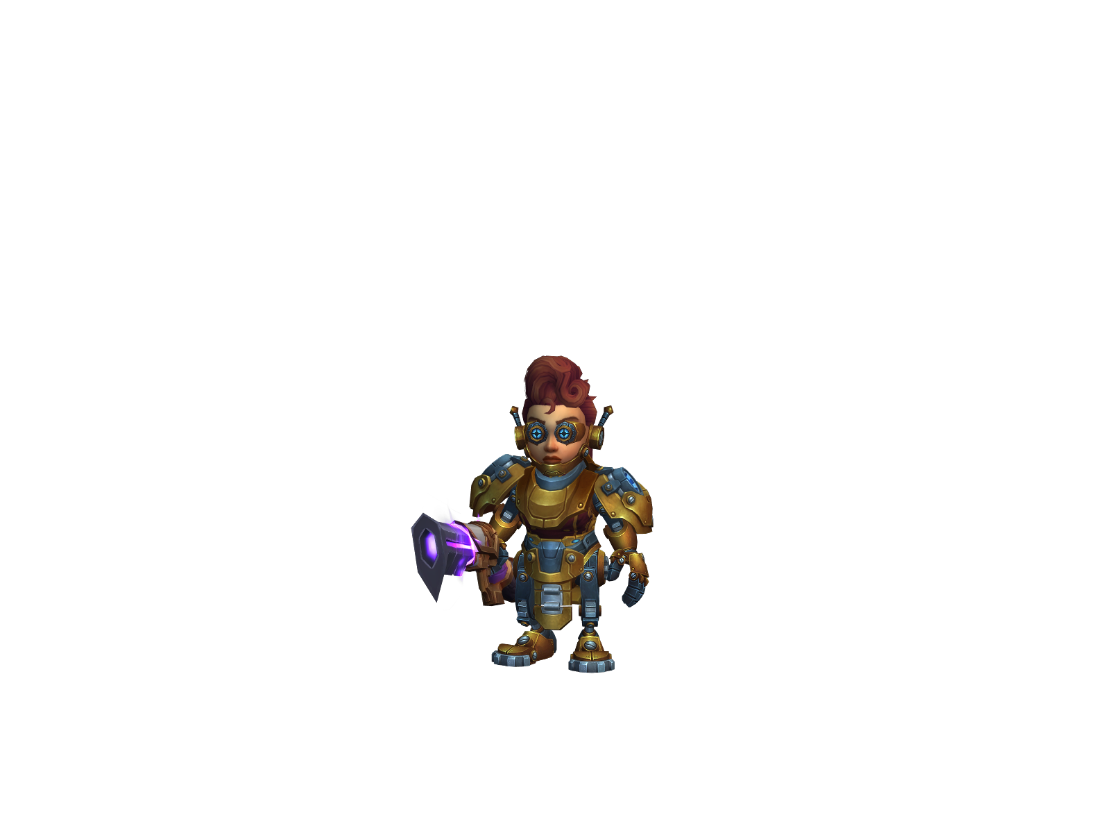 Pupupusa 3D character render