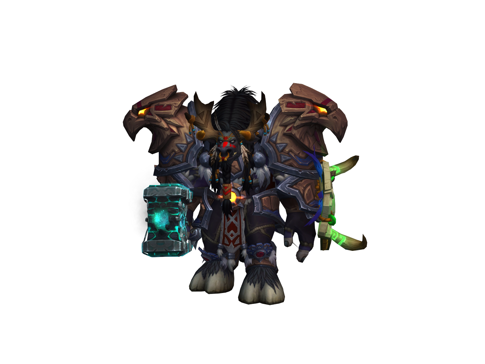 Tauromatoro 3D character render