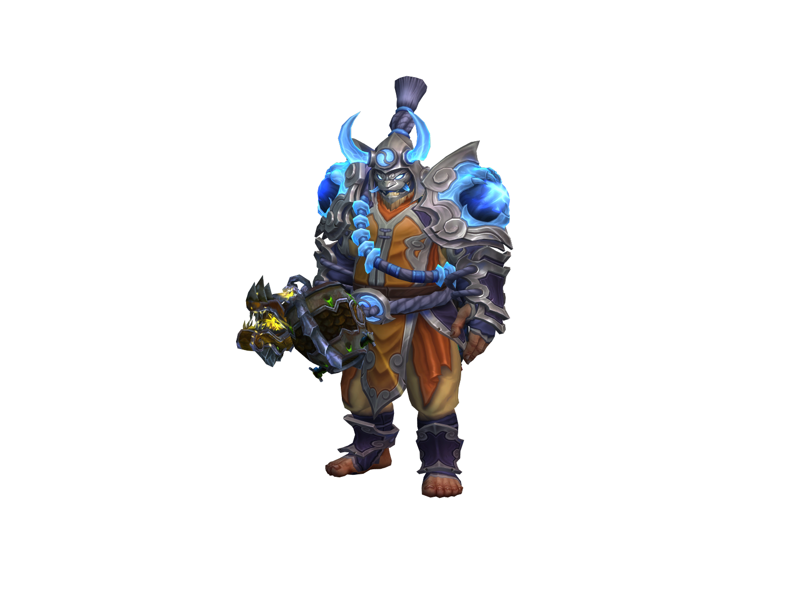 Busterblade 3D character render