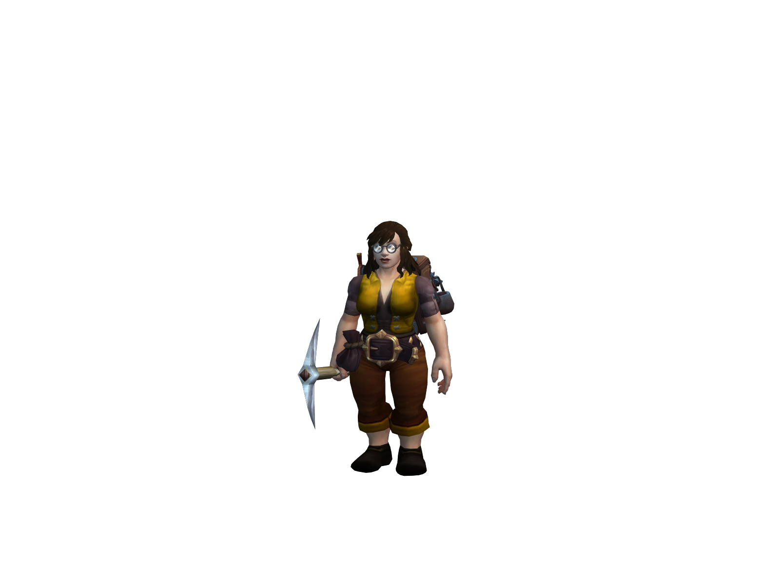 Jeshrah 3D character render