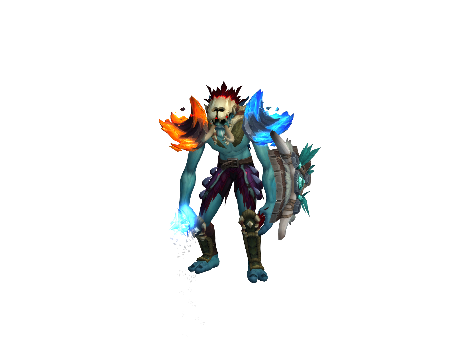 Zulamoun 3D character render