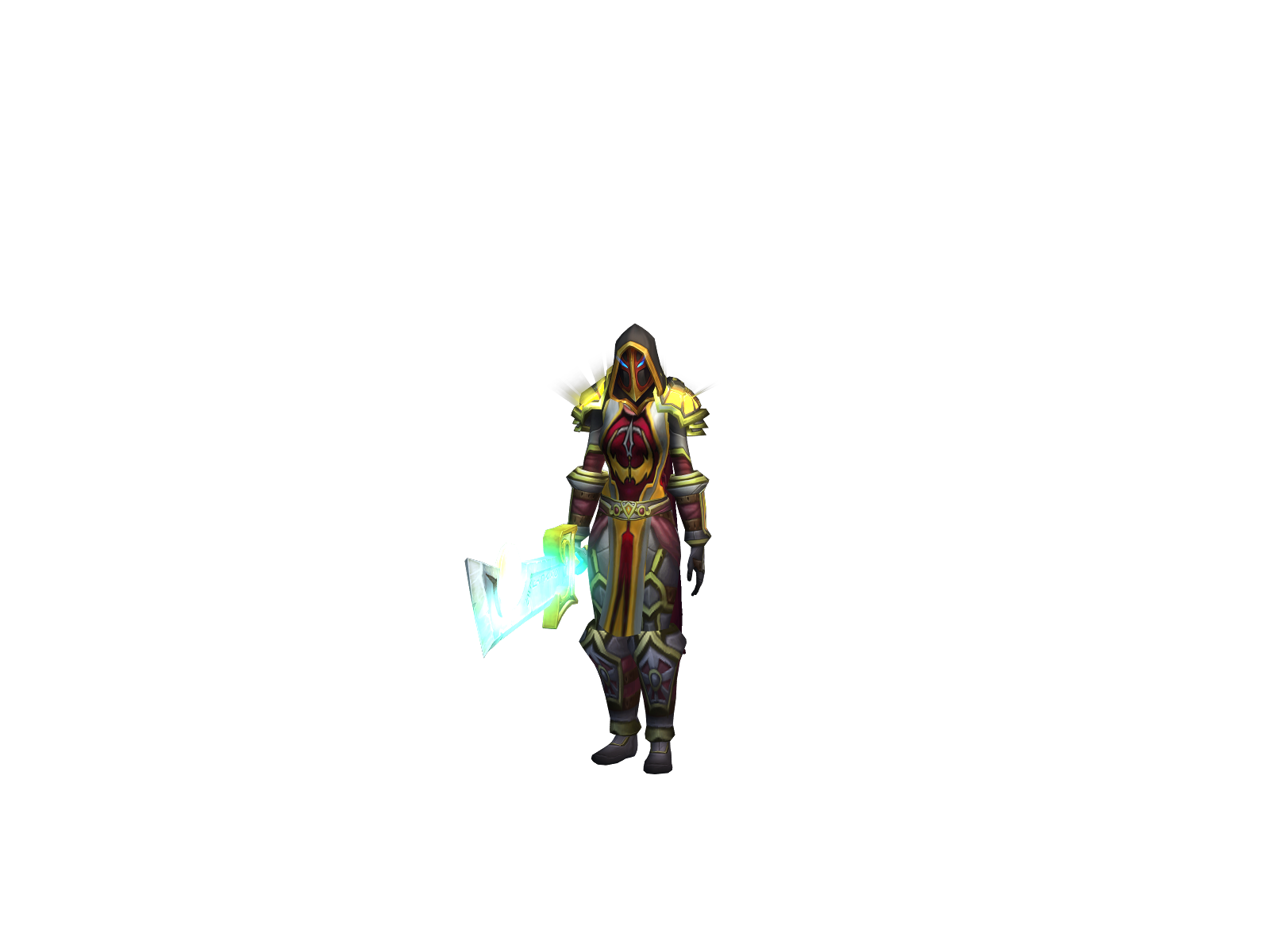 Blindguardia 3D character render