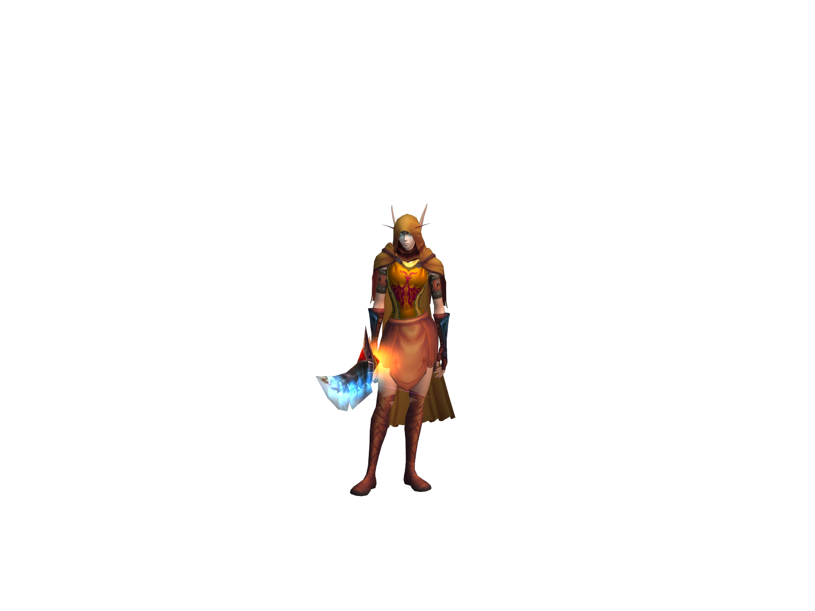 Aríel 3D character render