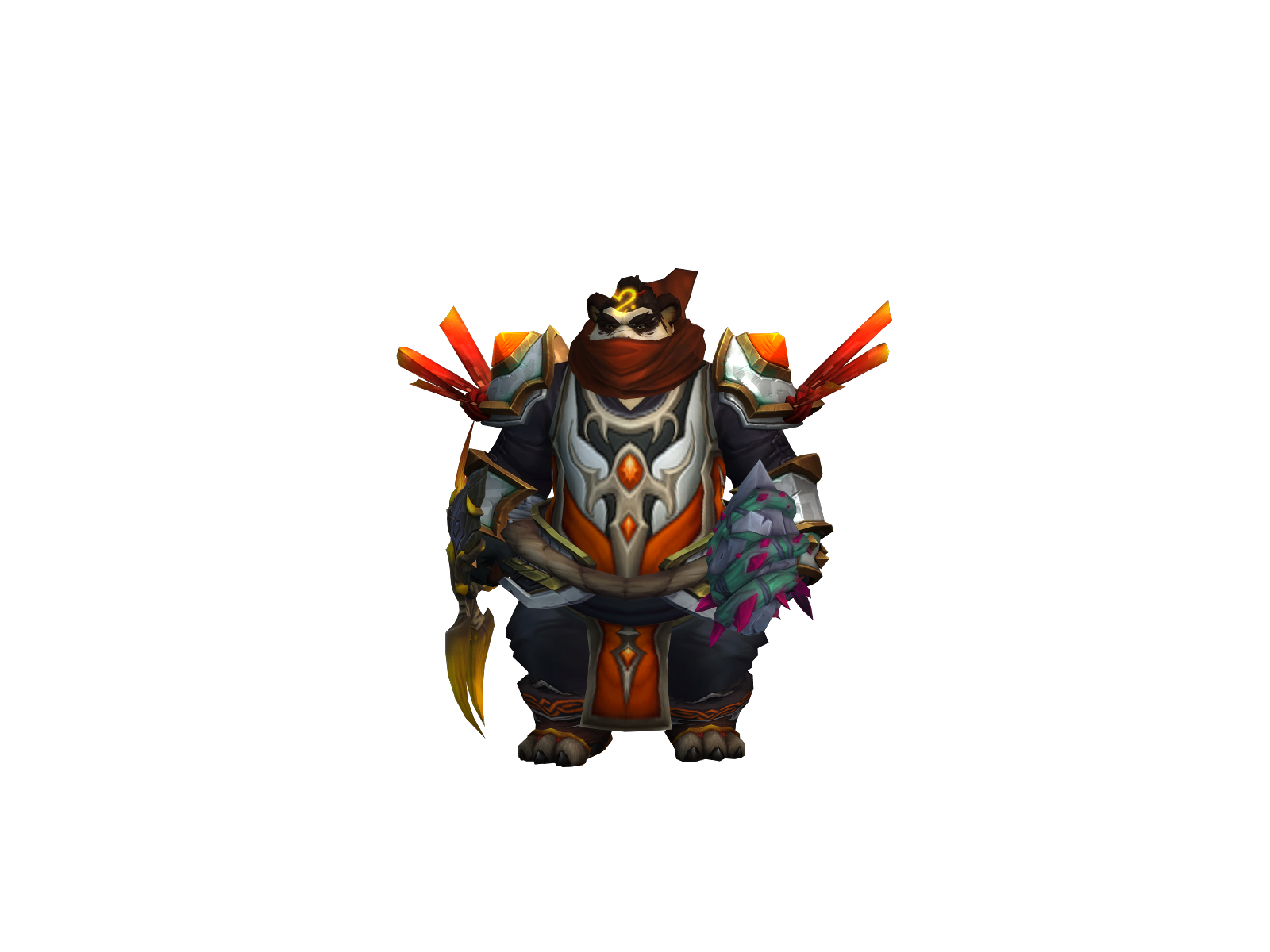 Megarath 3D character render