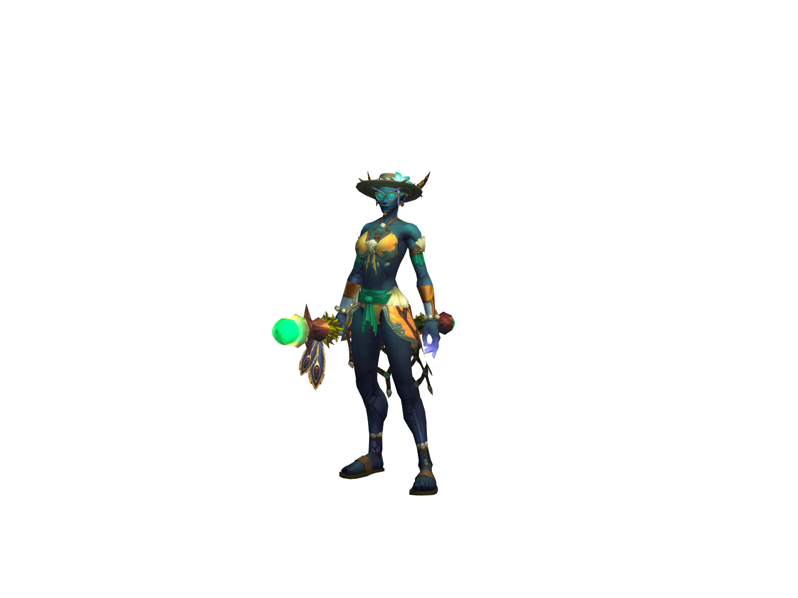 Virulelock 3D character render