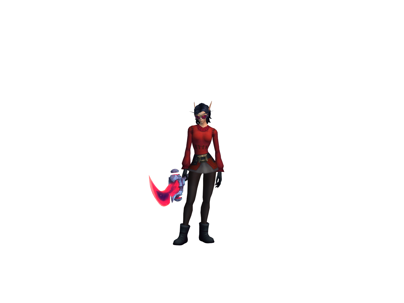 Mitzeh 3D character render