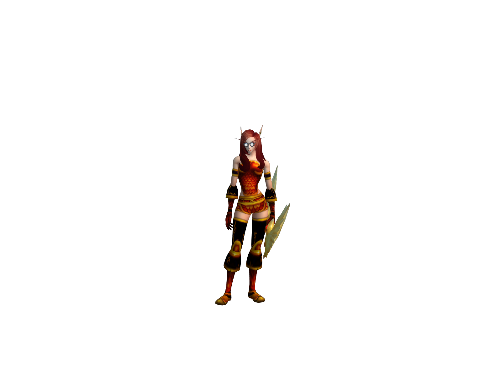 Kétly 3D character render