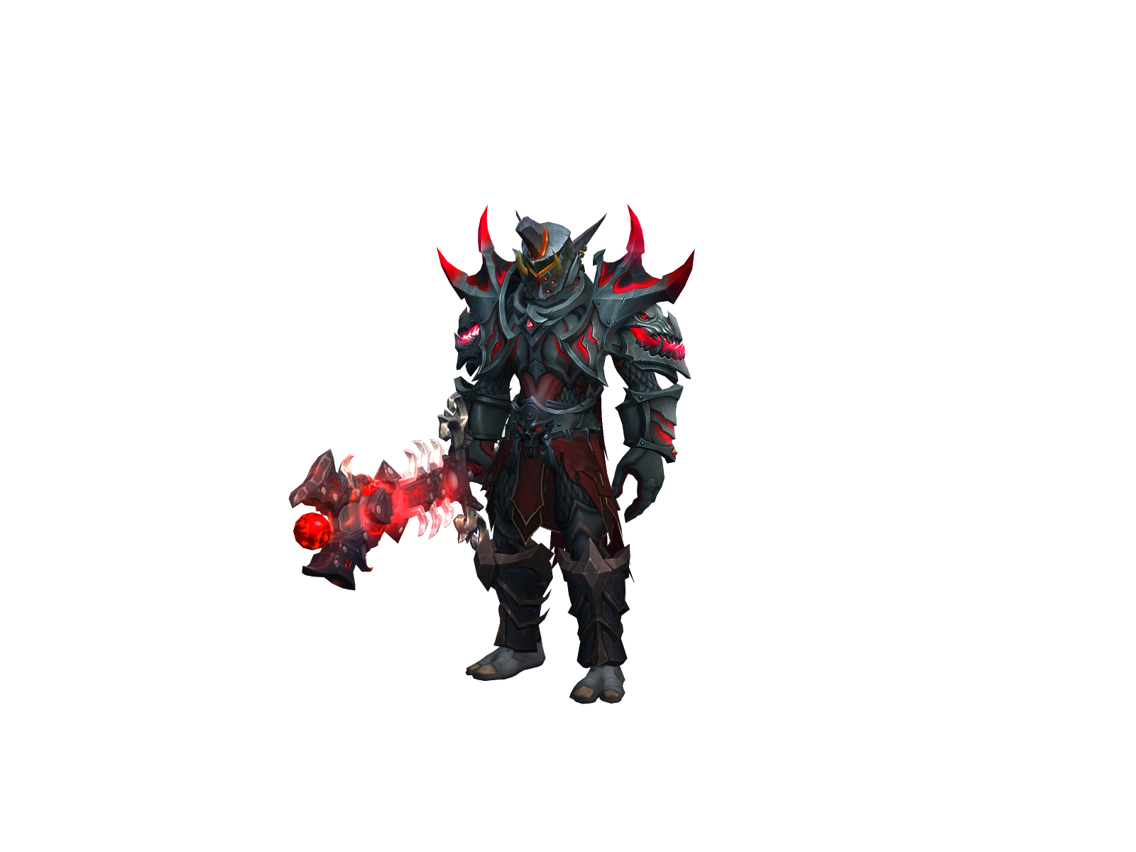Exanimegoku 3D character render