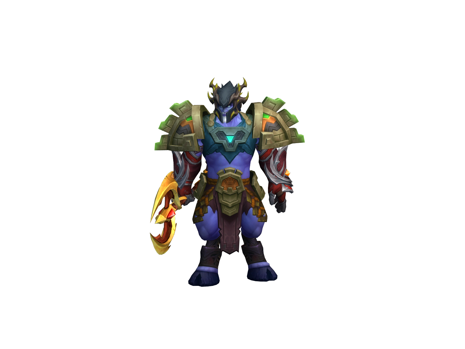 Garbas 3D character render
