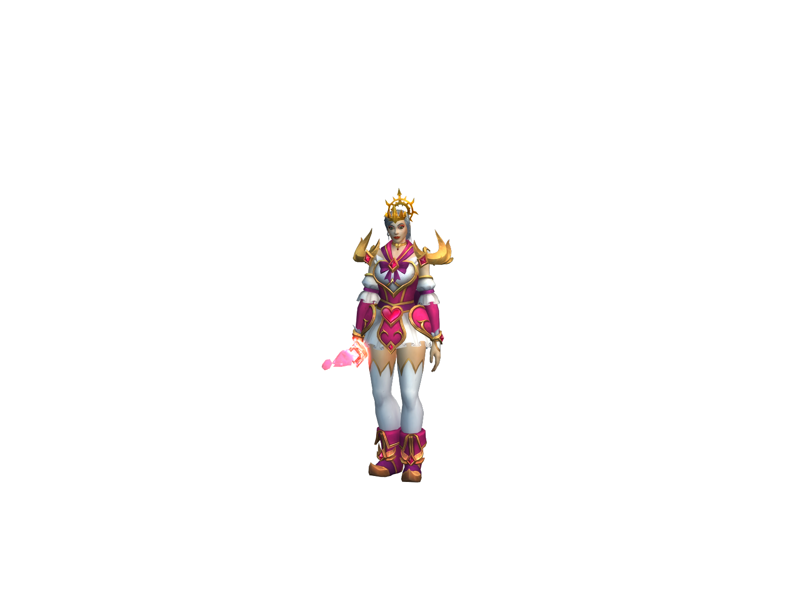 Huki 3D character render