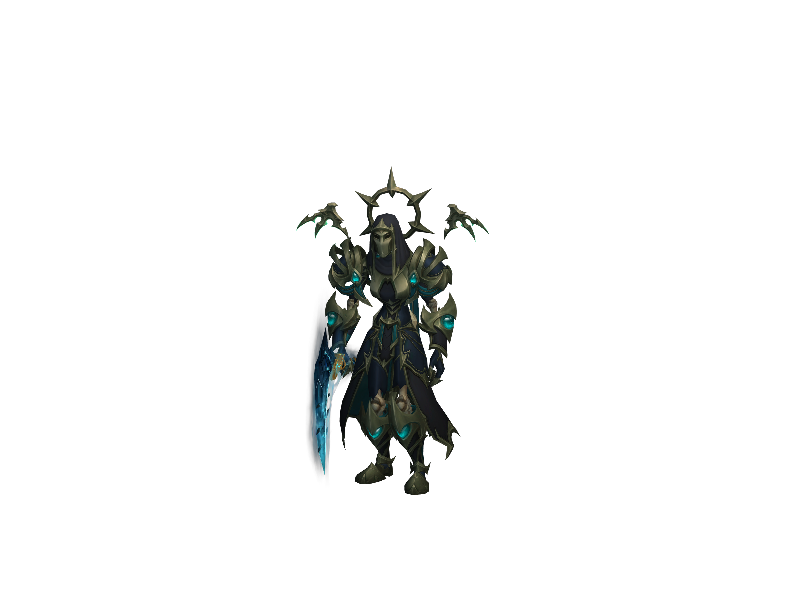Basted 3D character render
