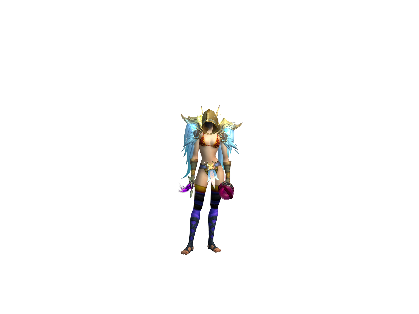 Helltrash 3D character render
