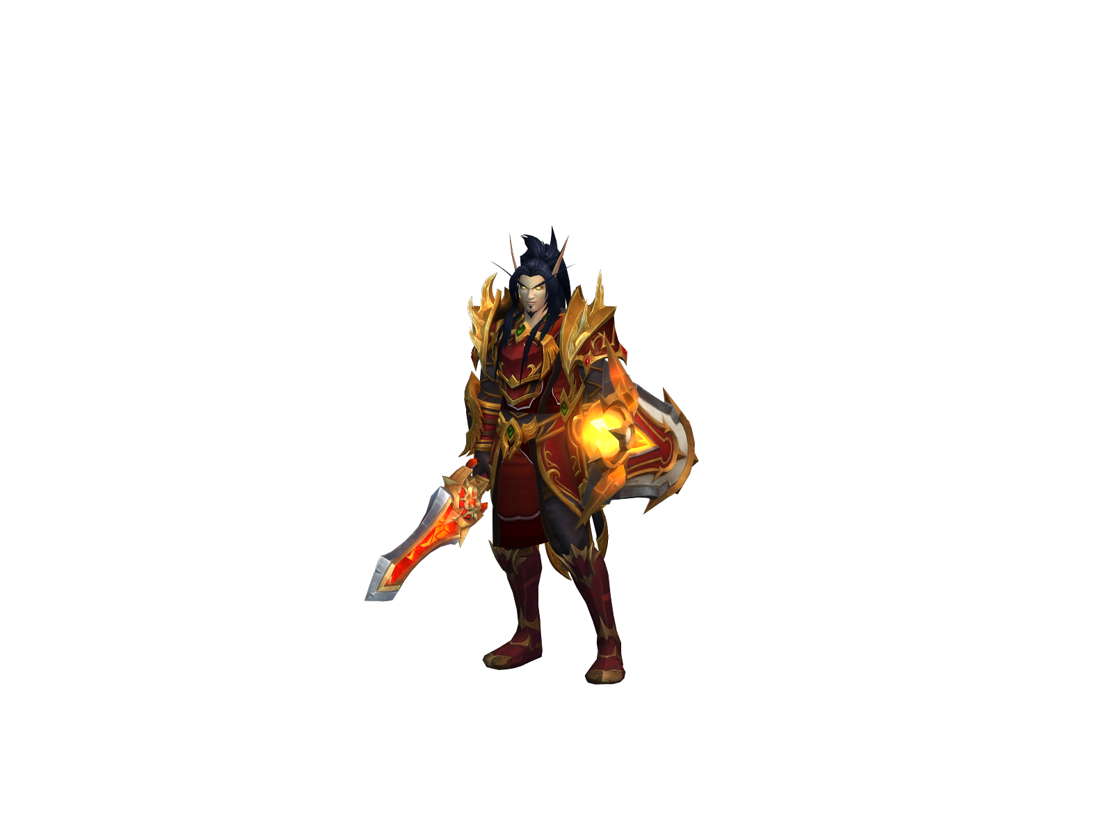 Xahratriel 3D character render
