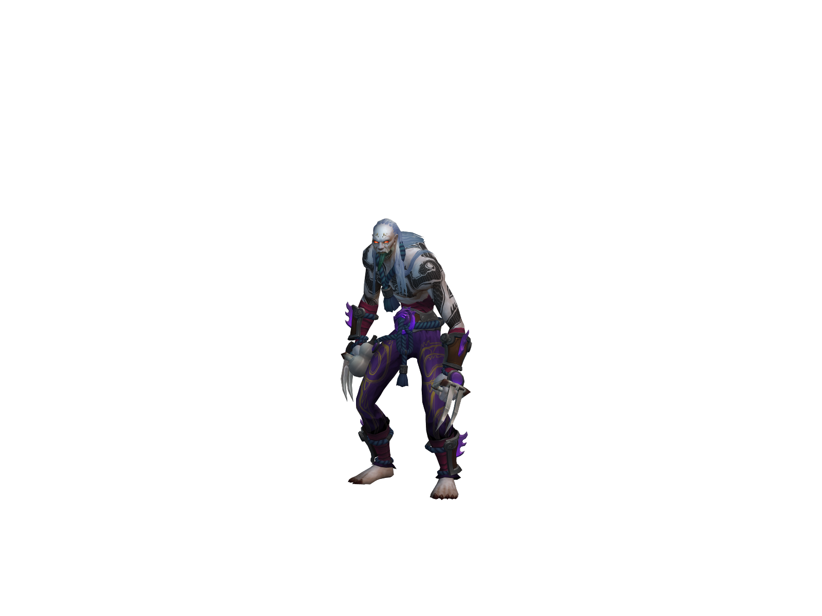 Greybac 3D character render