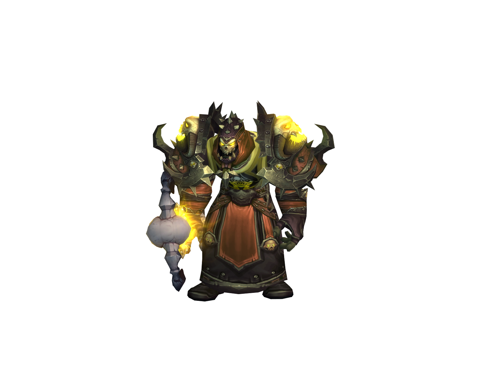 Adouken 3D character render