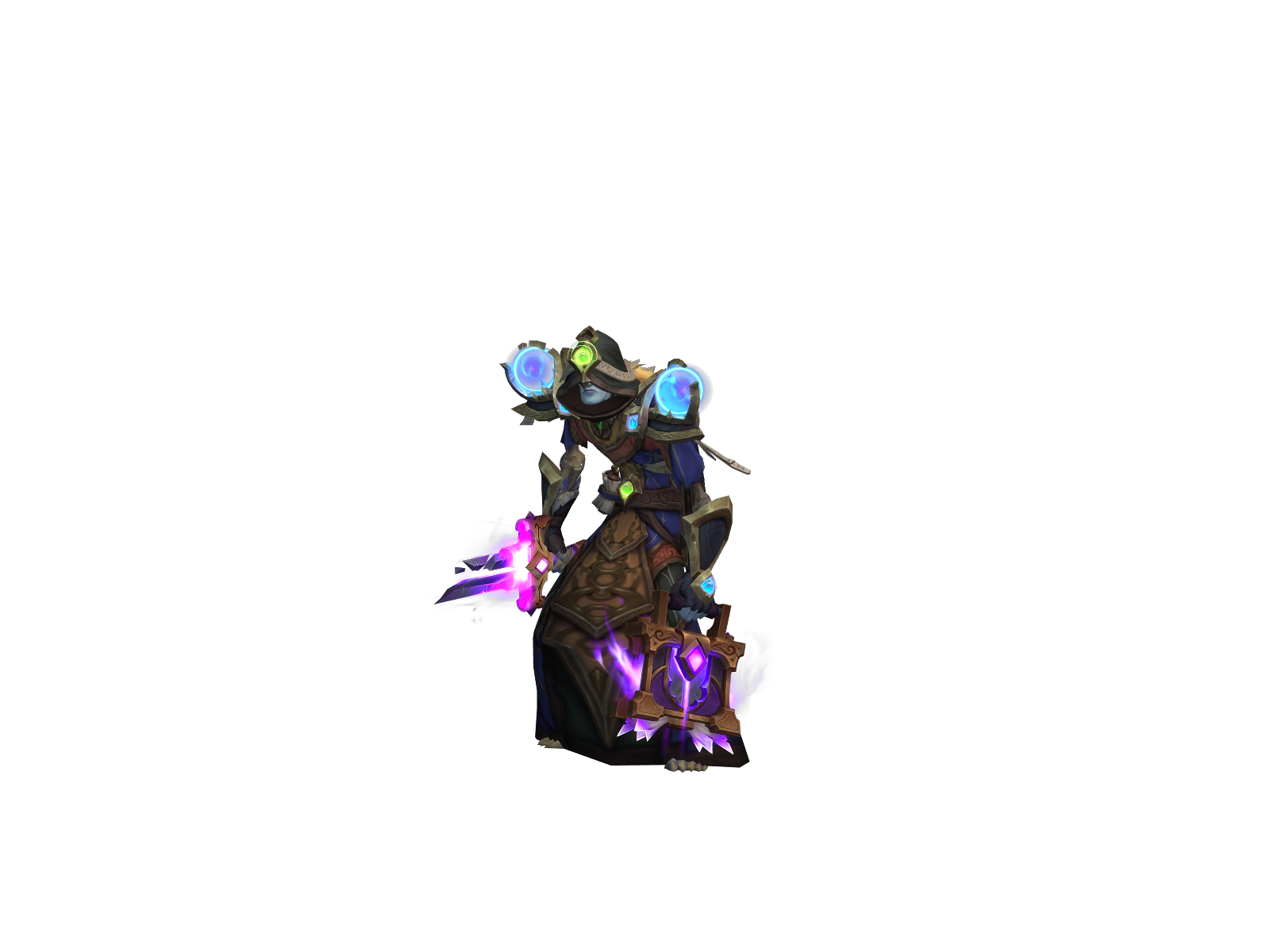 Putrees 3D character render