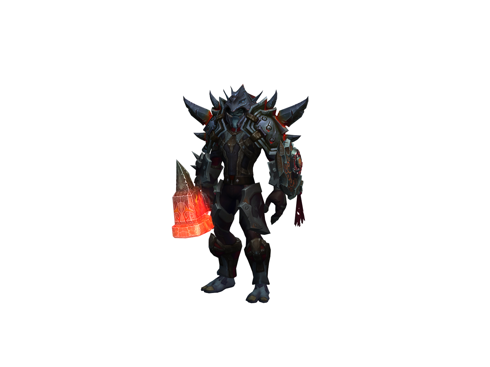 Kisame 3D character render