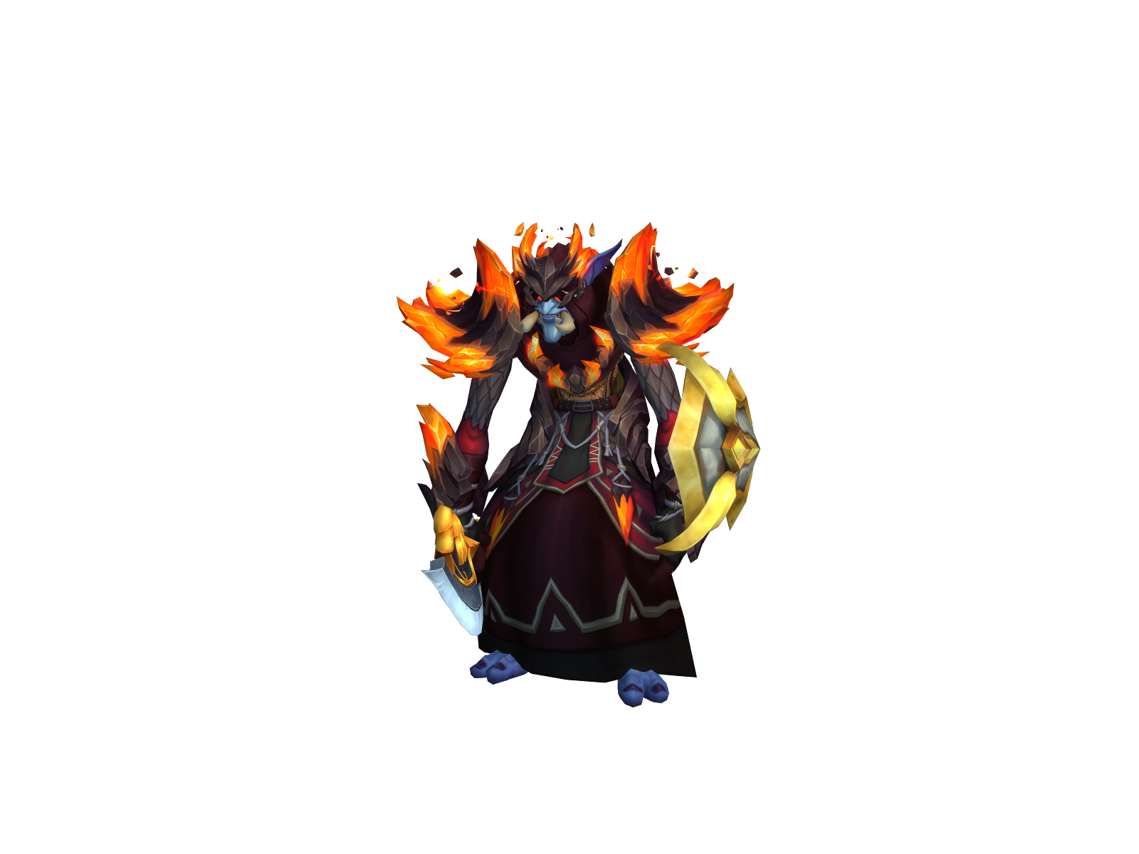 Cachodepan 3D character render