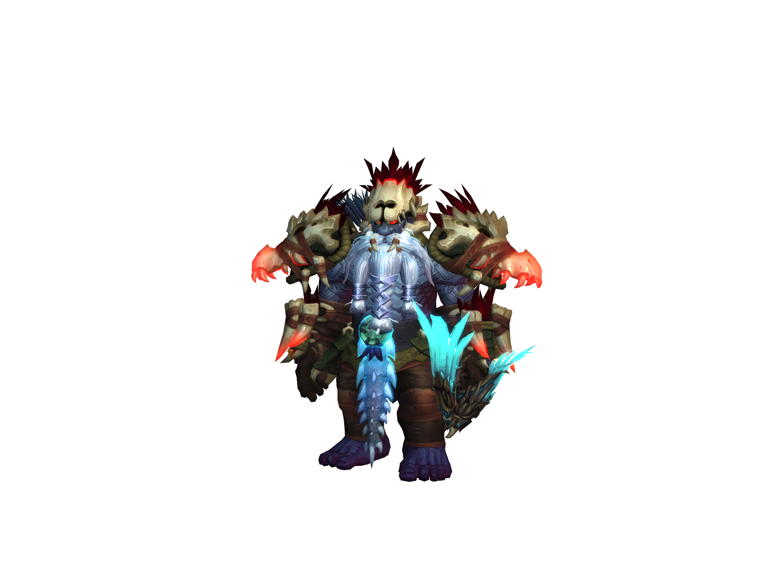 Rigidus 3D character render