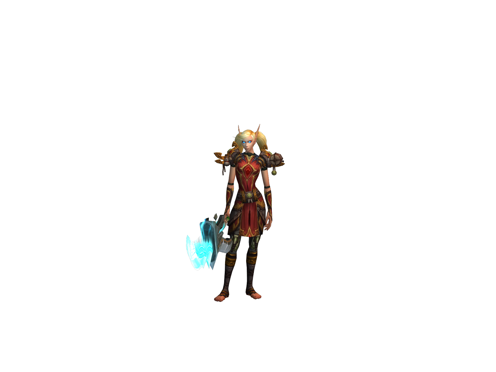 Blurkfu 3D character render