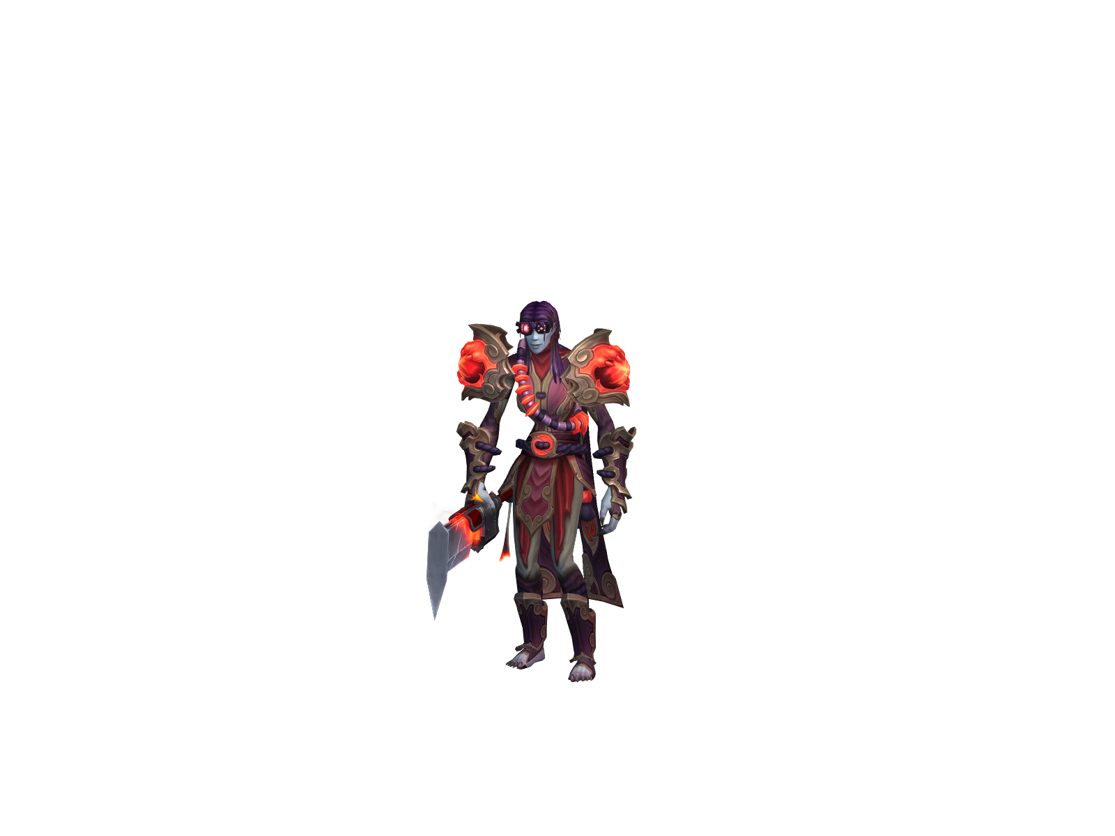 Frankelda 3D character render