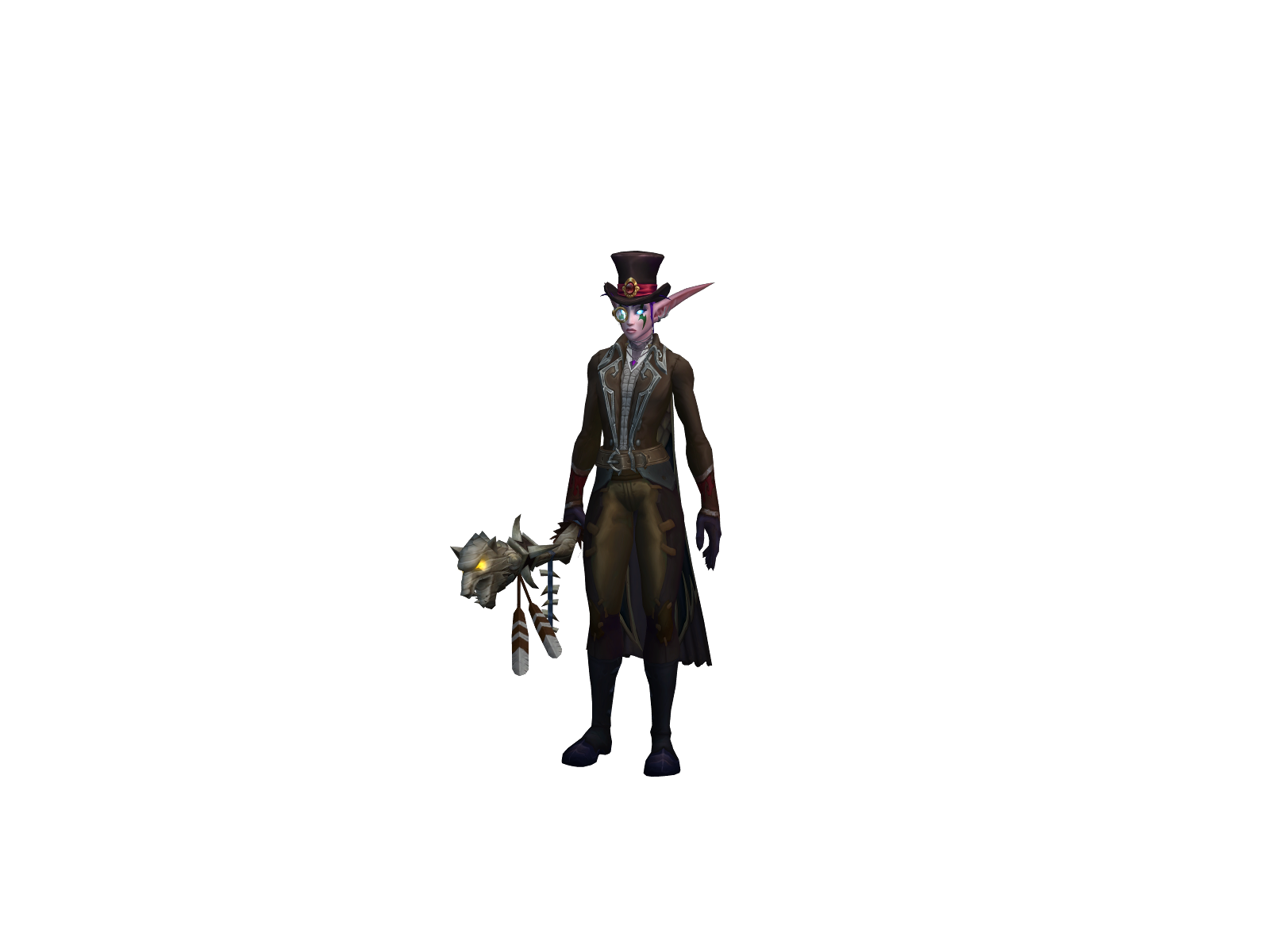 Tshik 3D character render