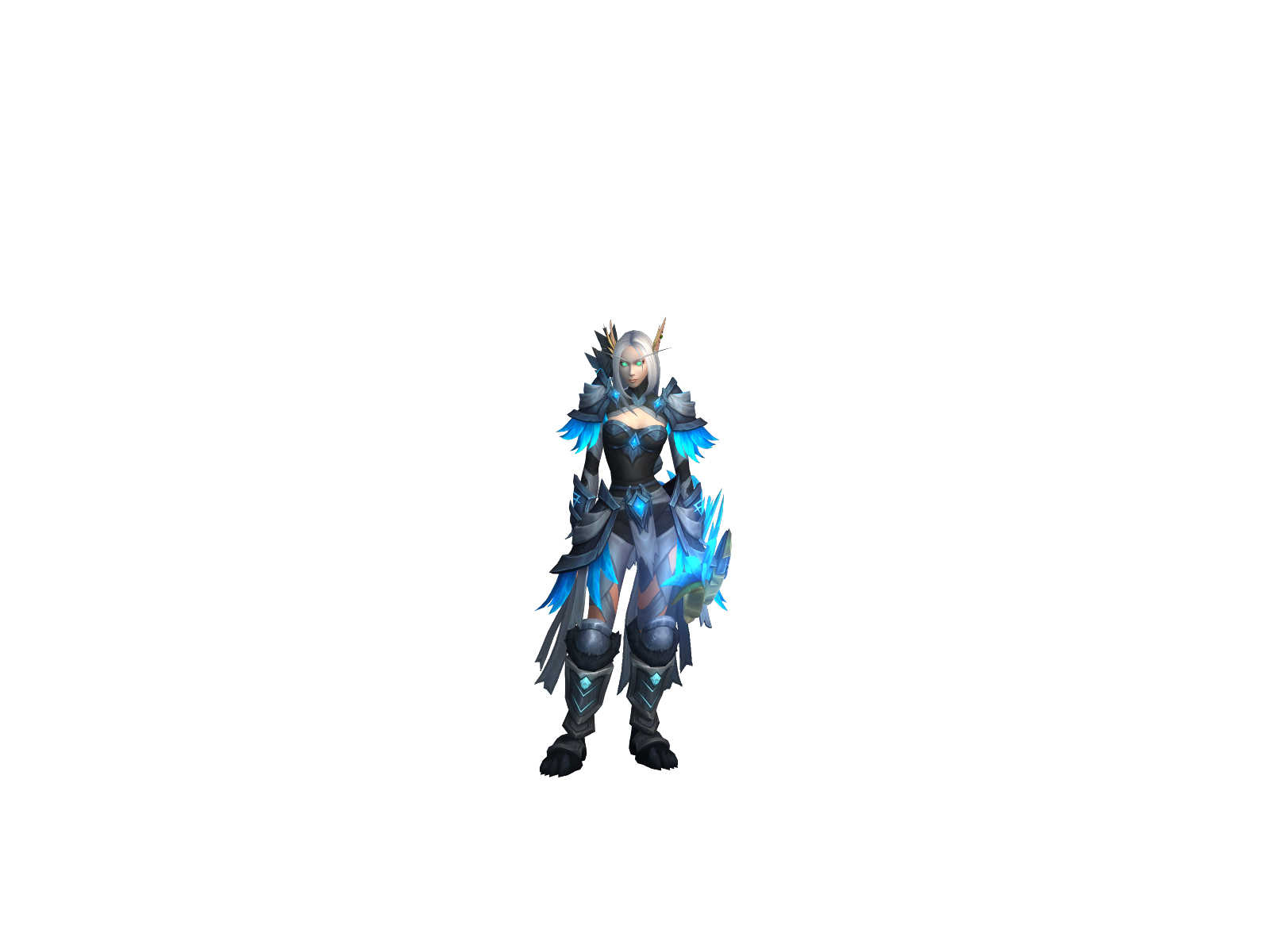 Keeley 3D character render