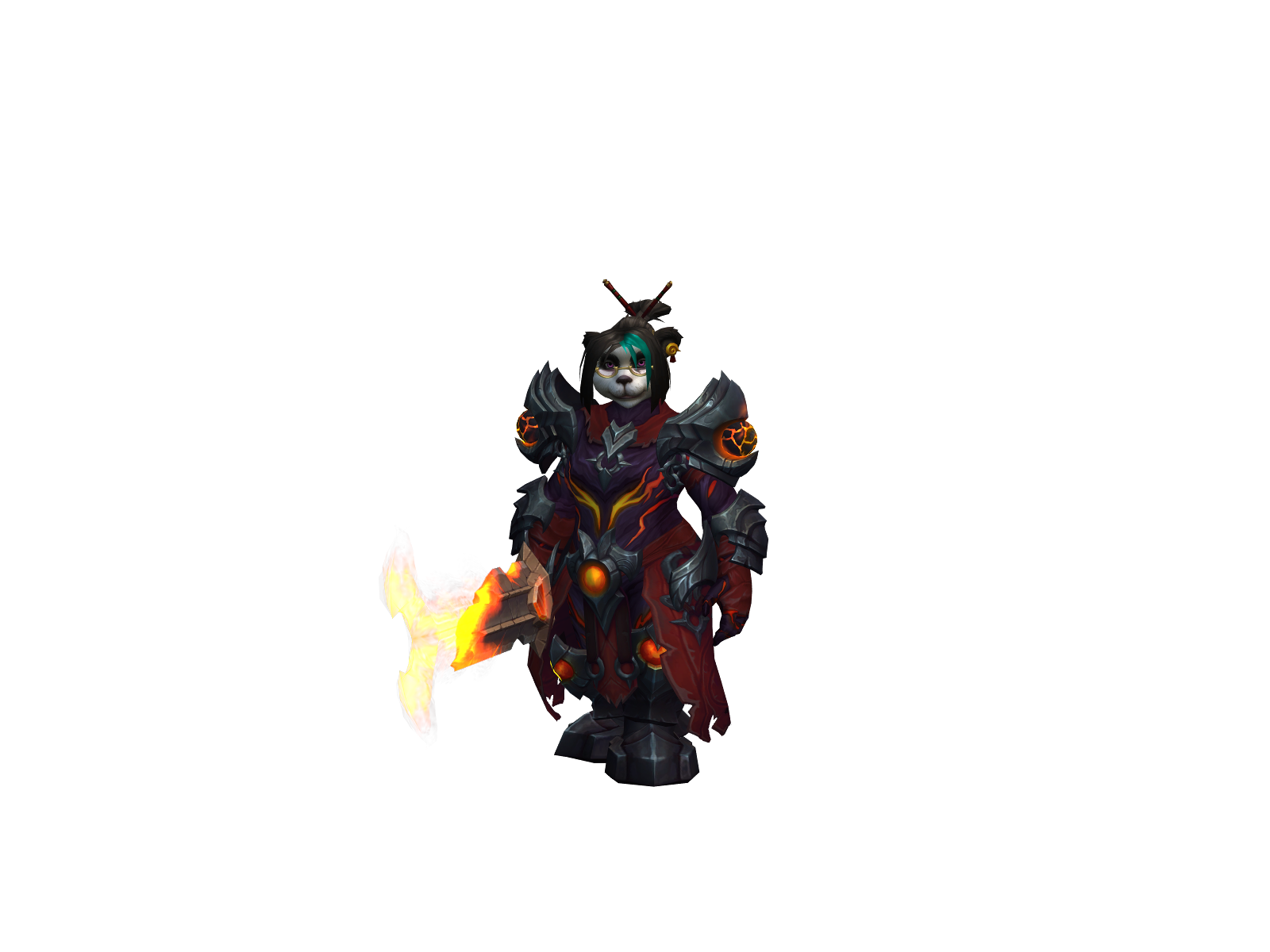Fengling 3D character render