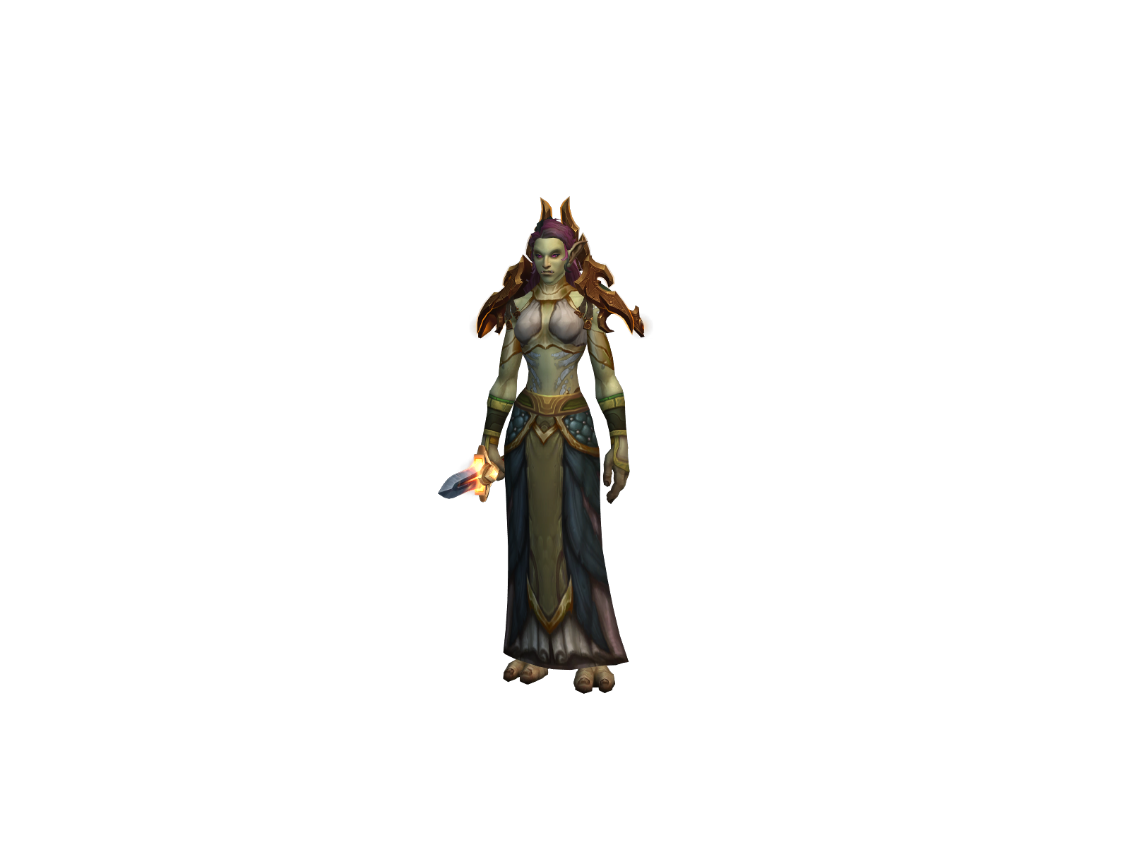 Zekul 3D character render
