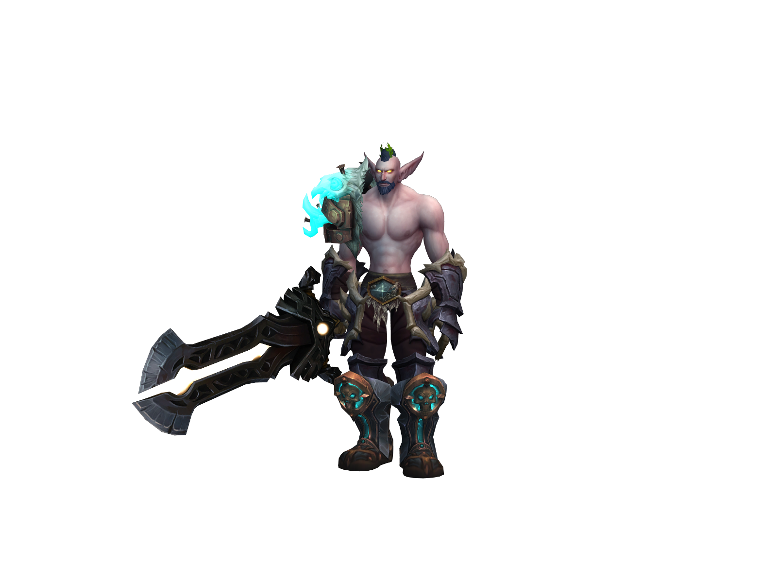 Ménelao 3D character render