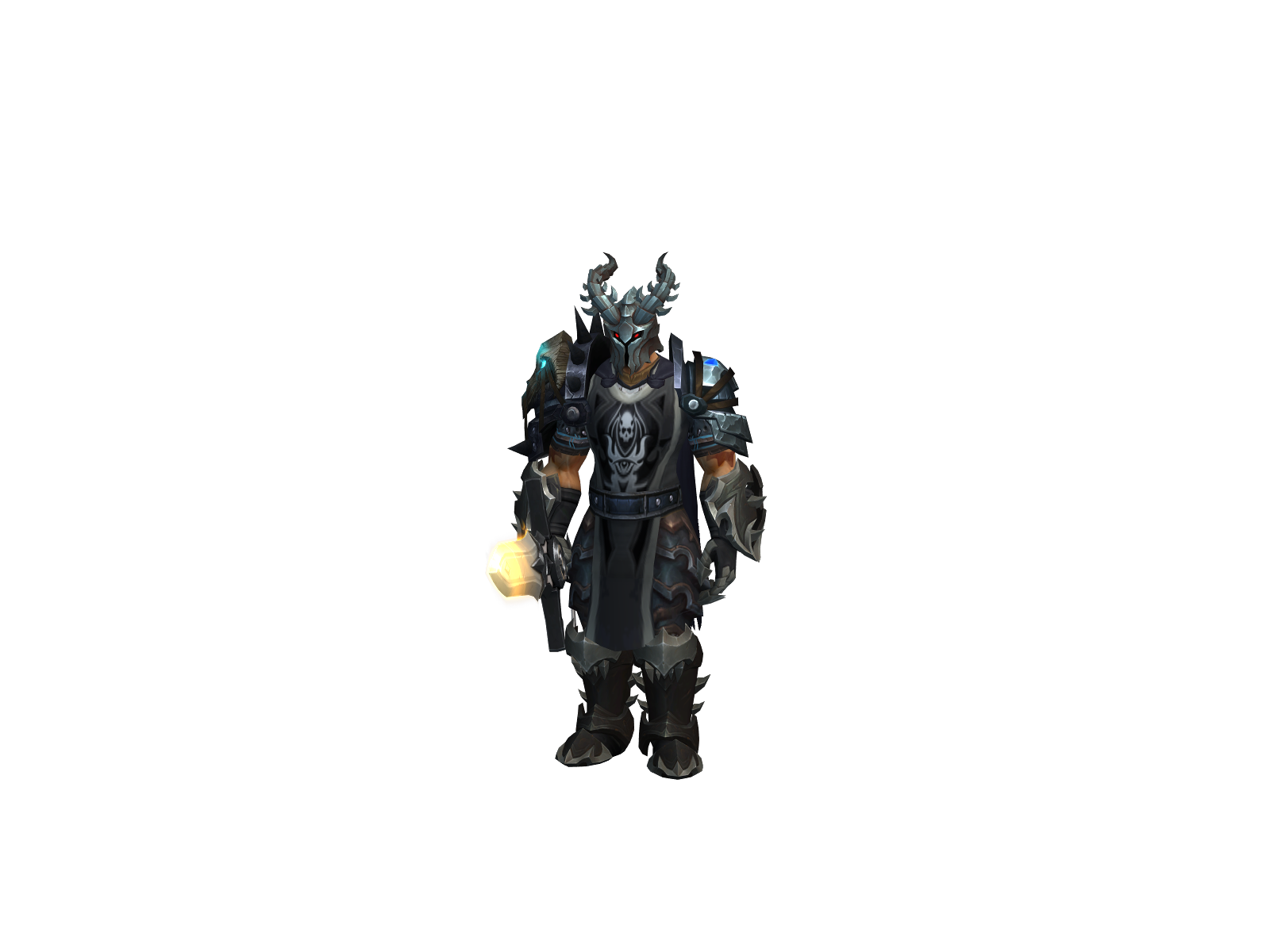 Aquiles 3D character render