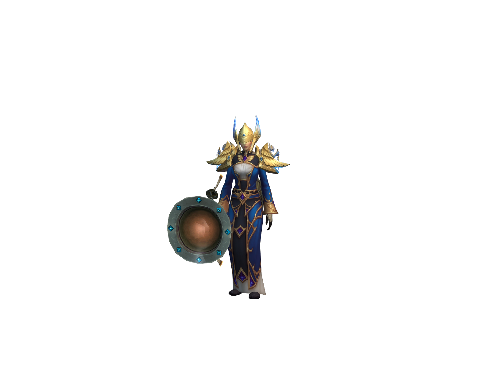 Nathïra 3D character render